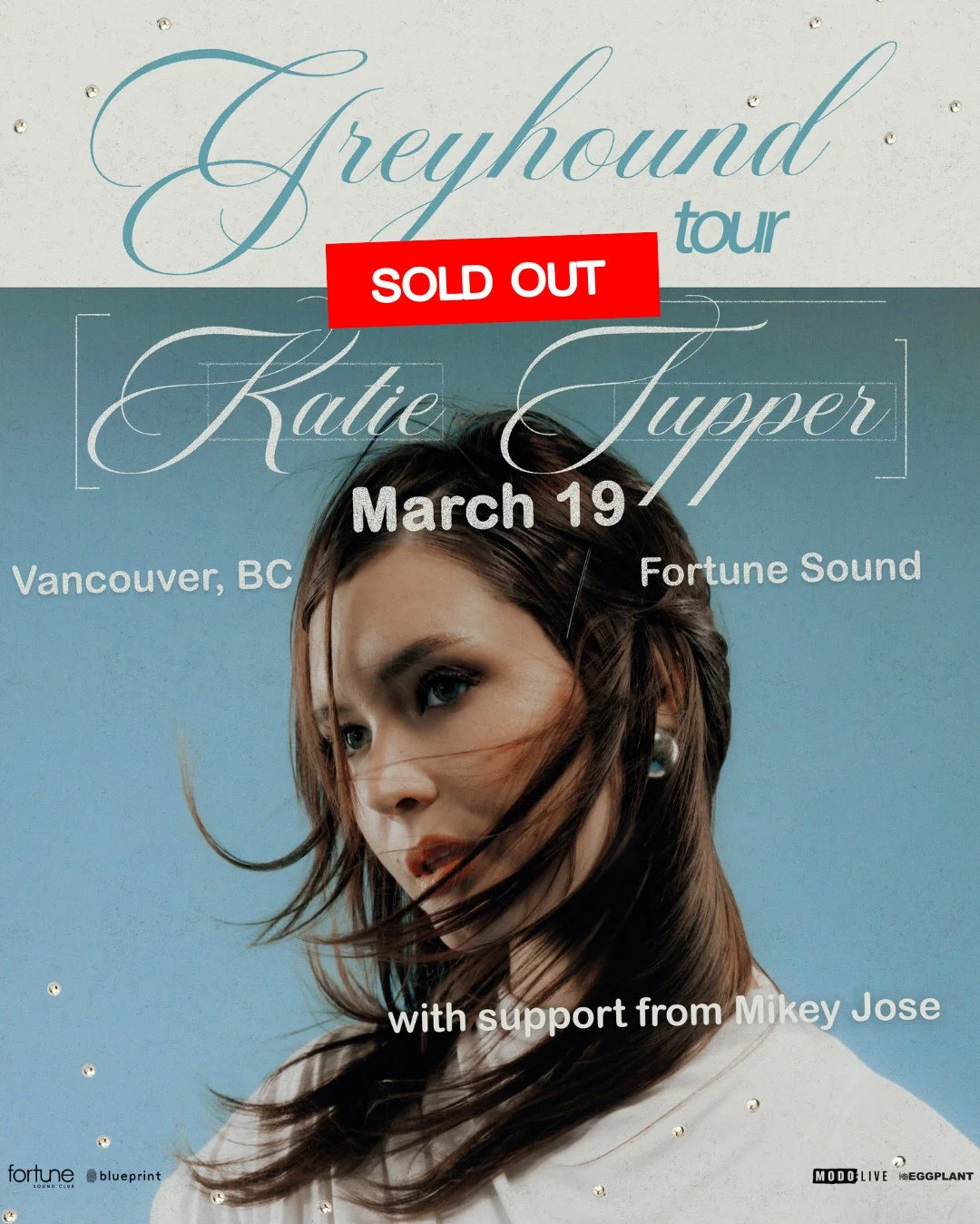 IT'S OFFICIAL! IT'S OFFICAL!  @katietupper's show this Wednesday, March 19th has completely sold out. We can't wait to see you at @fortunesound 🫶⁠