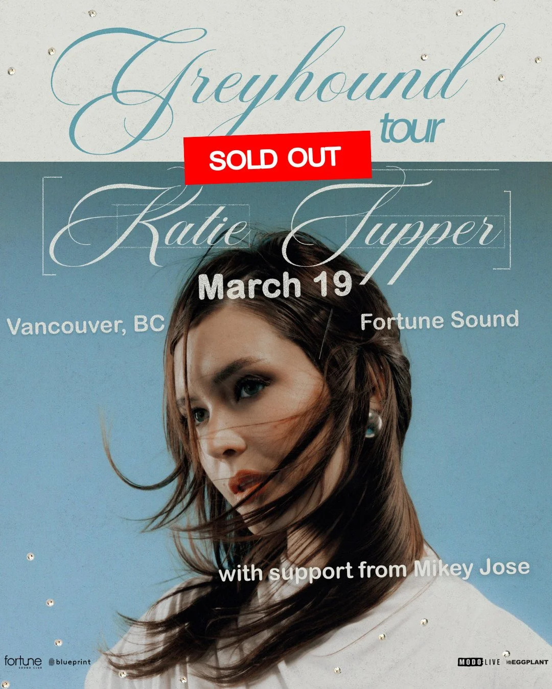 Tonight's the night!  Katie Tupper brings the Greyhound Tour to @fortunesound for an evening of soul, indie, and R&amp;B with a special appearance from Mikey Jose. ⁠set times: 

Doors 7pm
Mikey Jose 7:40pm
Katie Tupper 8:30pm 
⁠
🎟️ Limited tickets a