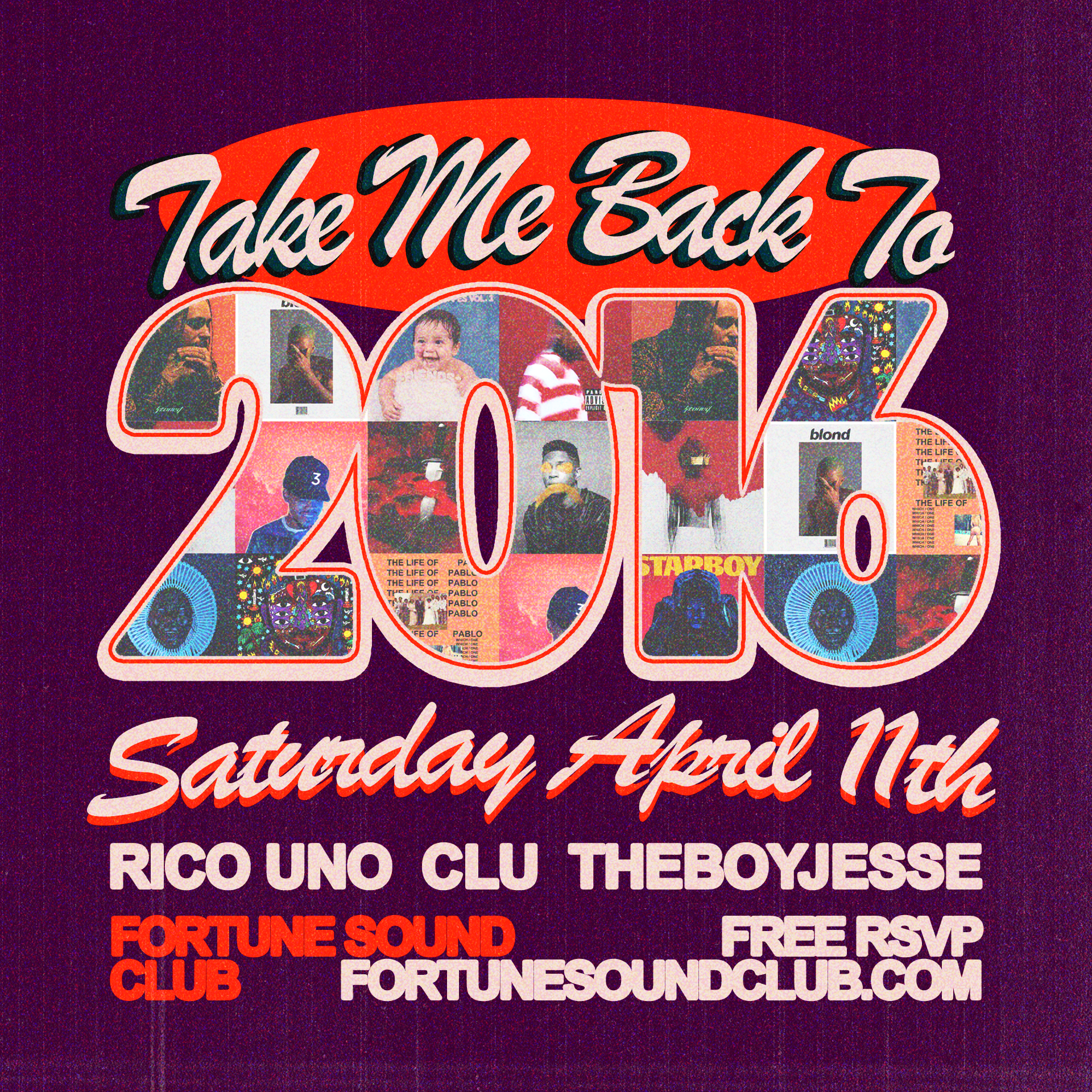 TAKE ME BACK TO 2016