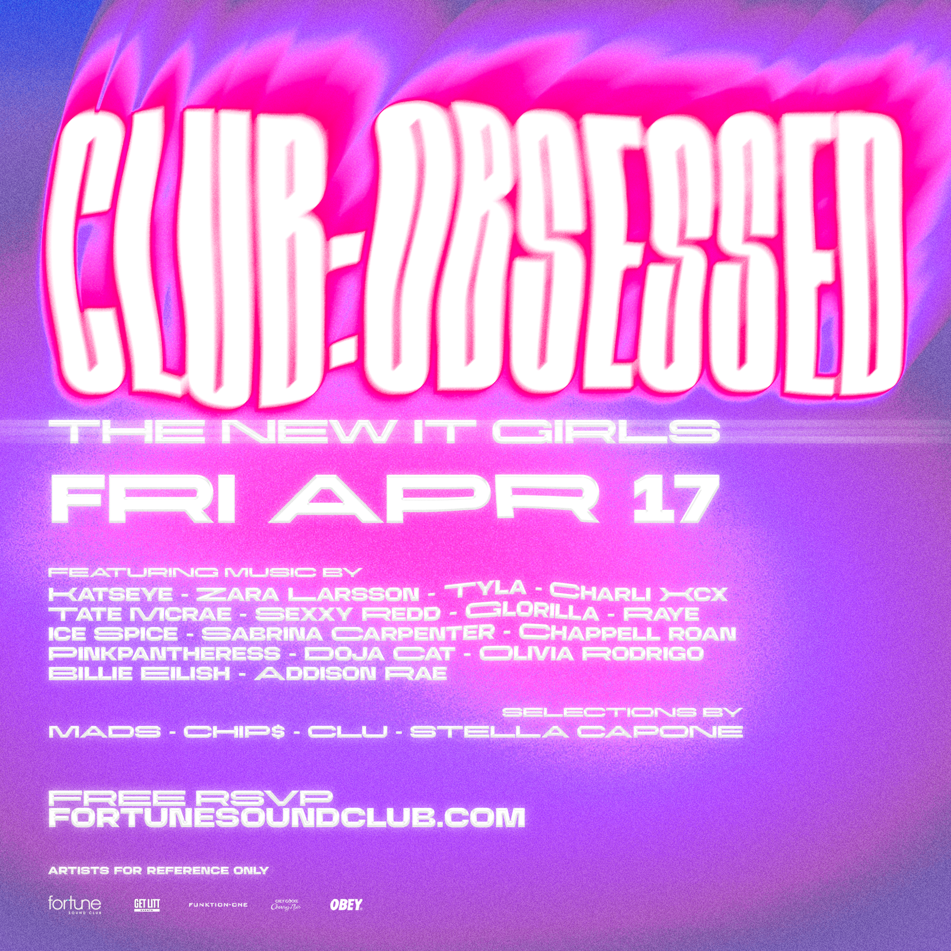 CLUB:OBSESSED - THE NEW IT GIRLS