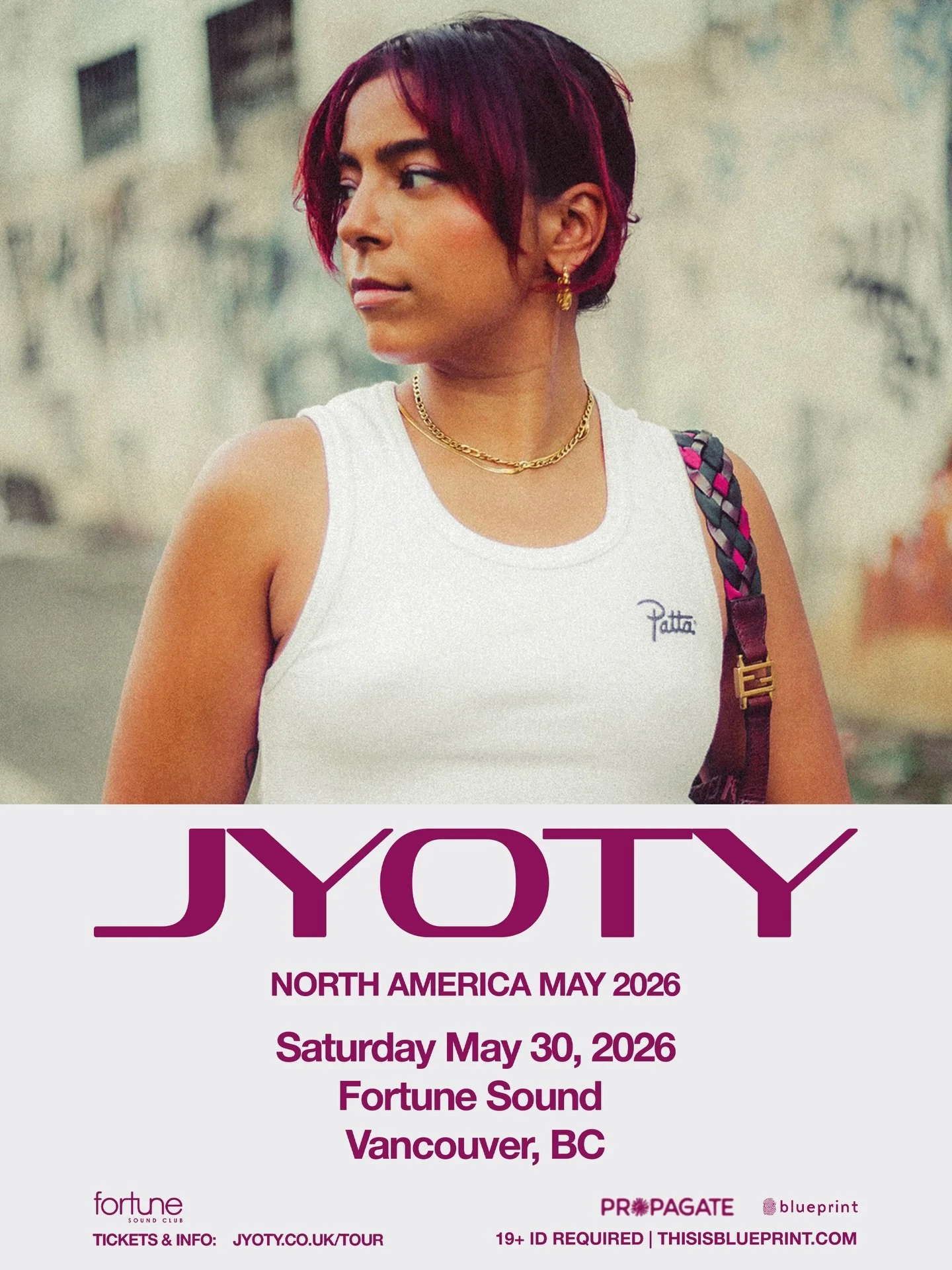 JUST ANNOUNCED 🚨 Jyoty is the music industry multi-hyphenate who has built a global fan base around her freeform, multi-genre DJ sets, her championing of real, no BS club culture and her unwavering commitment to being her true authentic self at all 