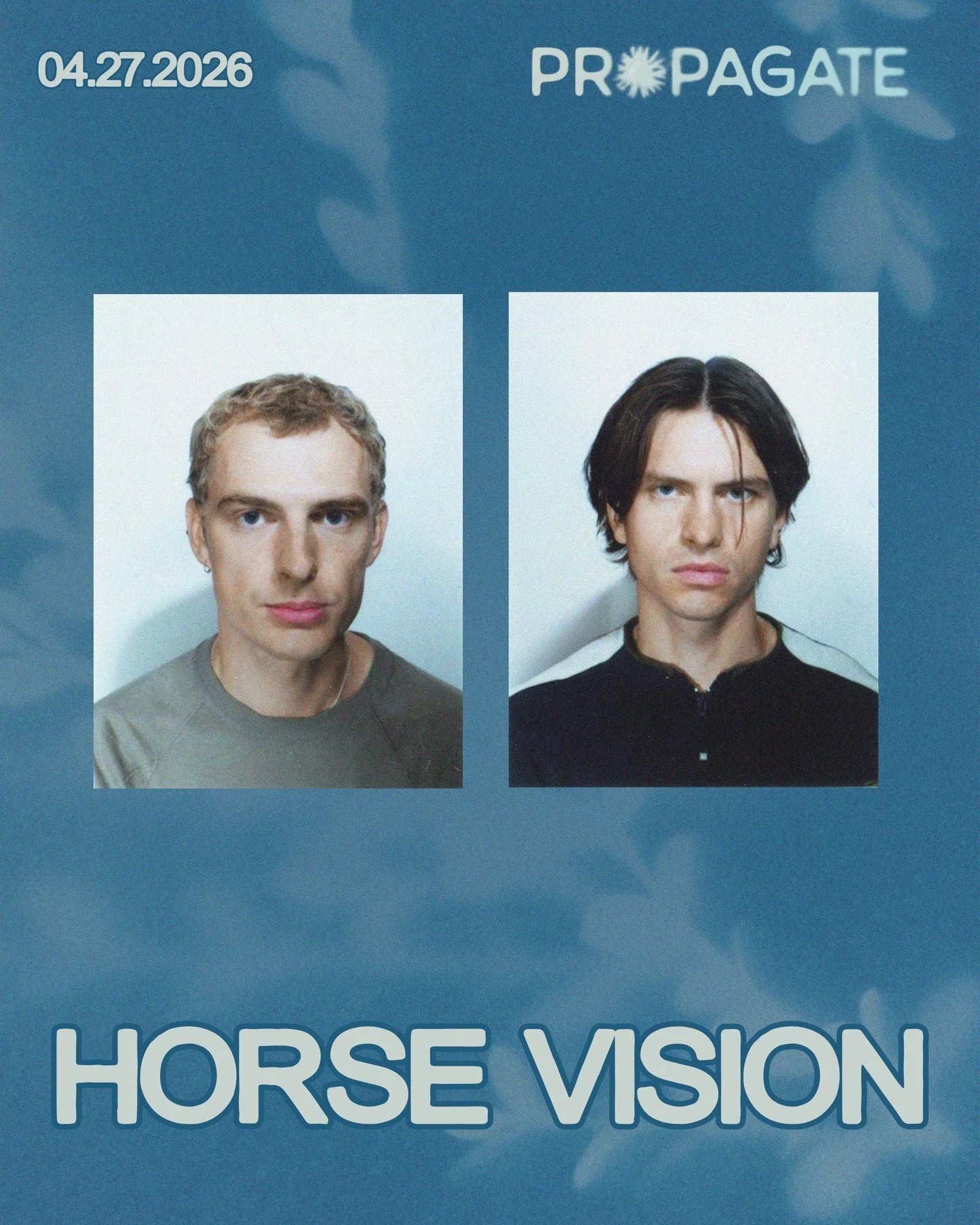 one week away: @horse__vision 🌀 Recognized for their mix of alternative rock, early emo, and pop samples. If you like artists like; Duster, Sex Week, ML Buch, Alex G &amp; Oklou... you'll like Horse Vision 🐎⁠
⁠
☆ catch them @fortunesound on april 2
