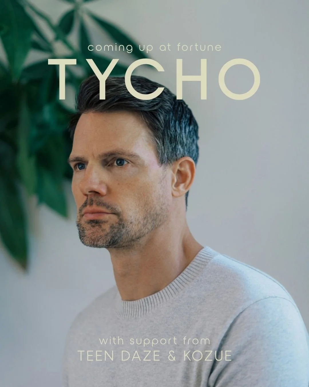 COMING UP NEXT WEEK 🌅 Tycho has been in his own lane since the early 2000s, building a world where sound + design move as one.⁠
⁠
He's not just a producer but an artist, designer + photographer, where every detail in his work hits with intention. Fr