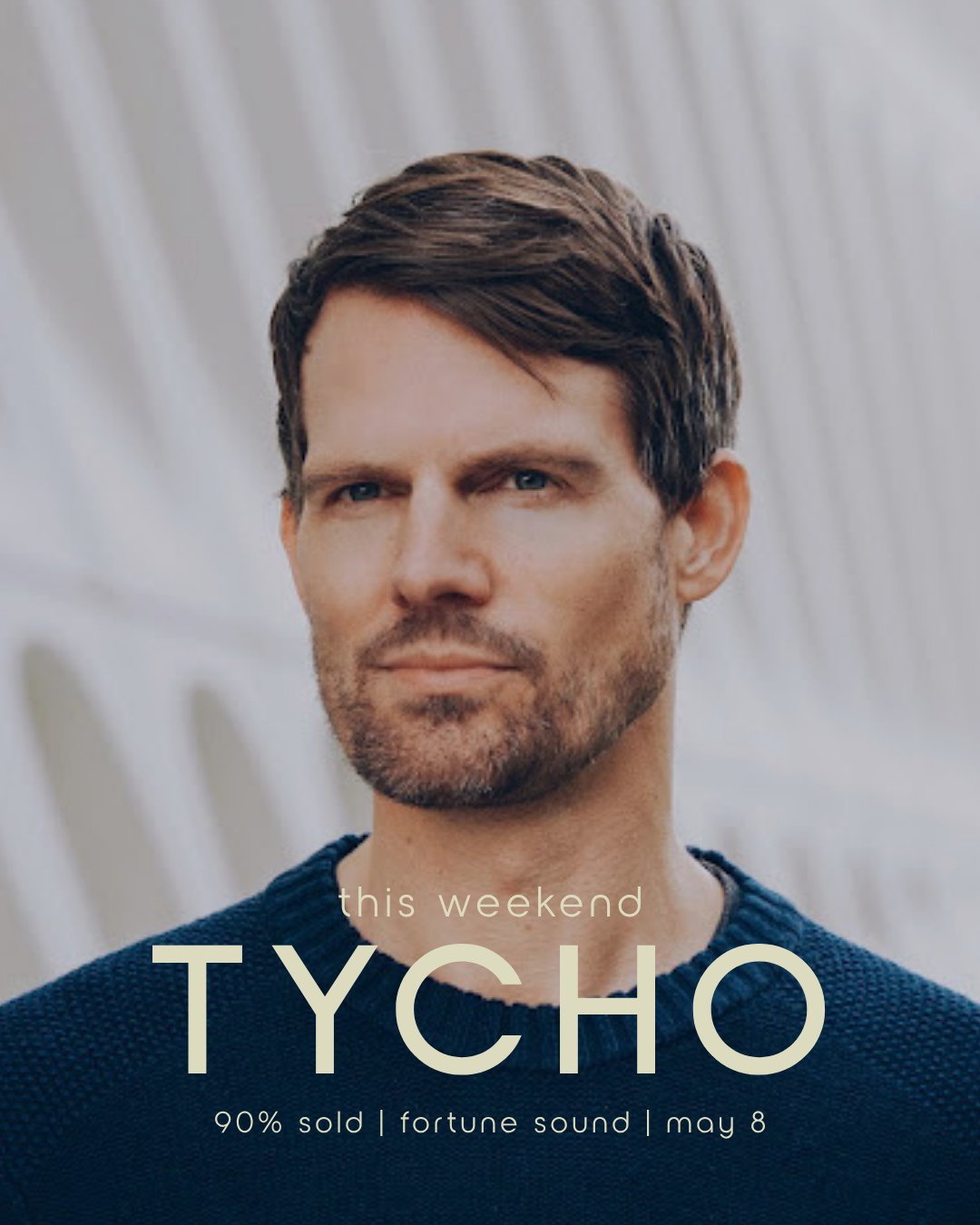 🌀 THIS WEEKEND 🌀 We know him, we love him, the quintessential @tychomusic is returning to Vancouver for a very special DJ set at @fortunesound on Friday May 8th, with support from @teendaze &amp; @kozue__dj.⁠ ⁠
⁠
Tickets are moving FAST, we're 90% 