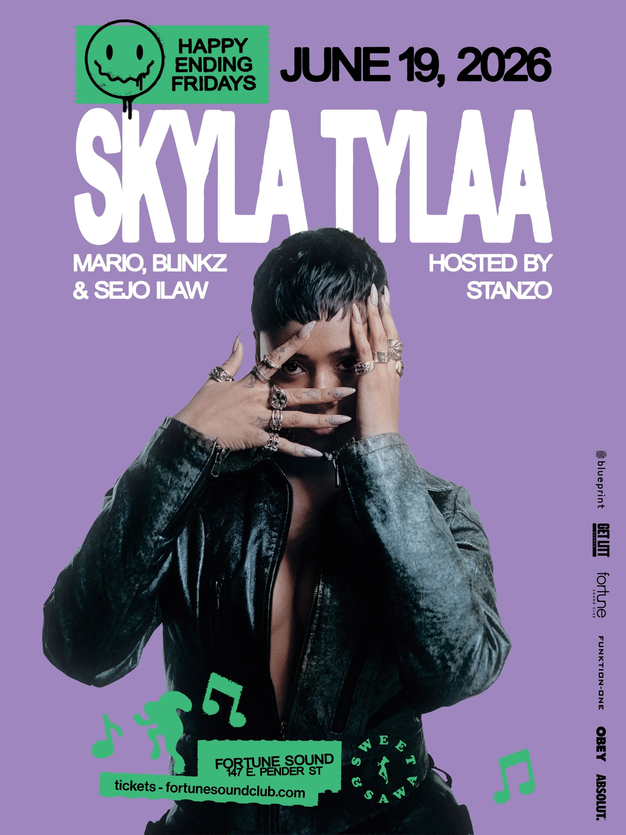 📢 JUST ANNOUNCED + ON SALE: Still pushing Amapiano as British DJ and producer Skyla Tylaa touches down at Fortune Sound on Friday, June 19th for a heavy night of straight Amapiano + 3 Step energy 🔥

With support from local favourites @dj.mxrio @bli