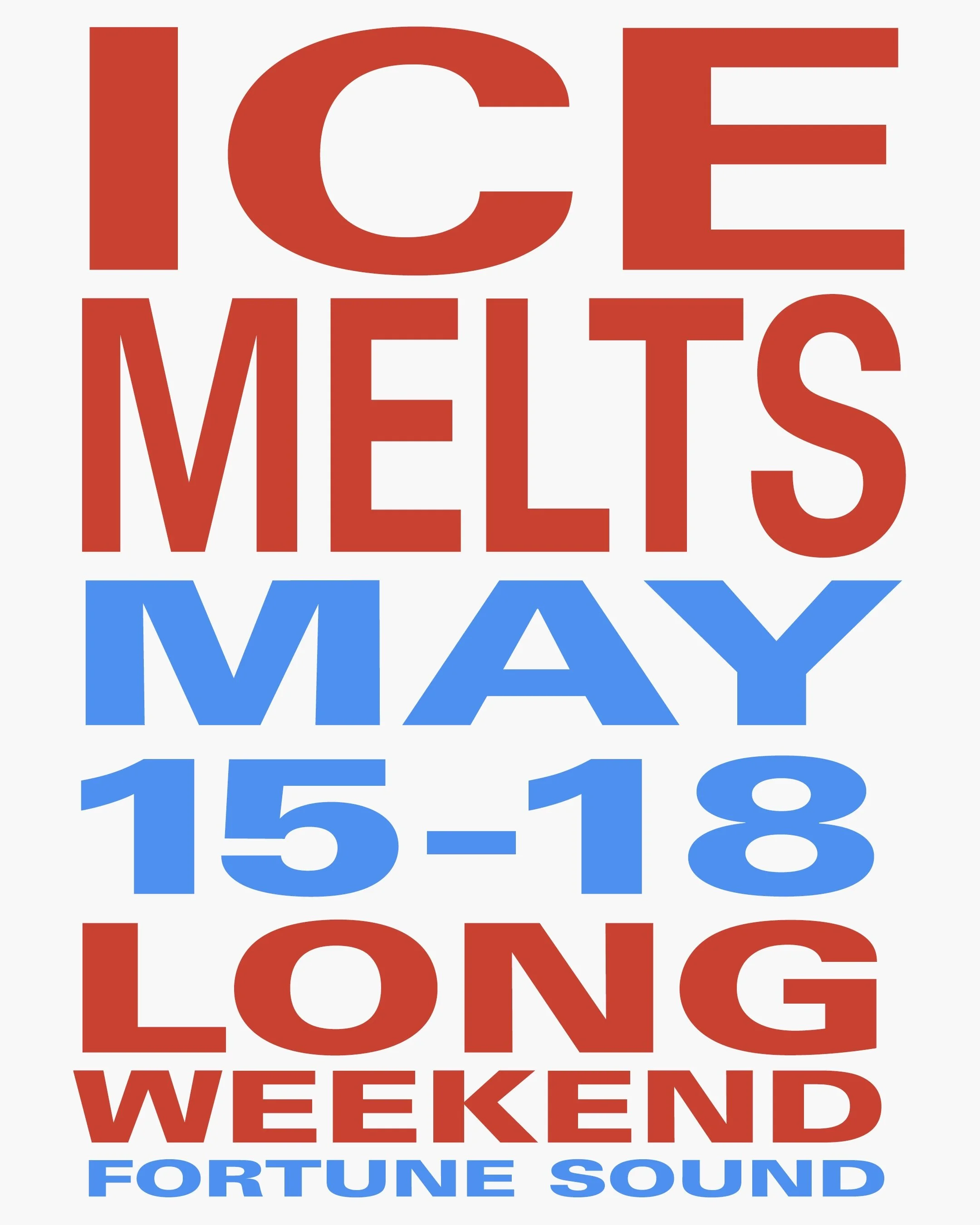 ICE MELTS. 🧊 RSVP - fortunesoundclub.com