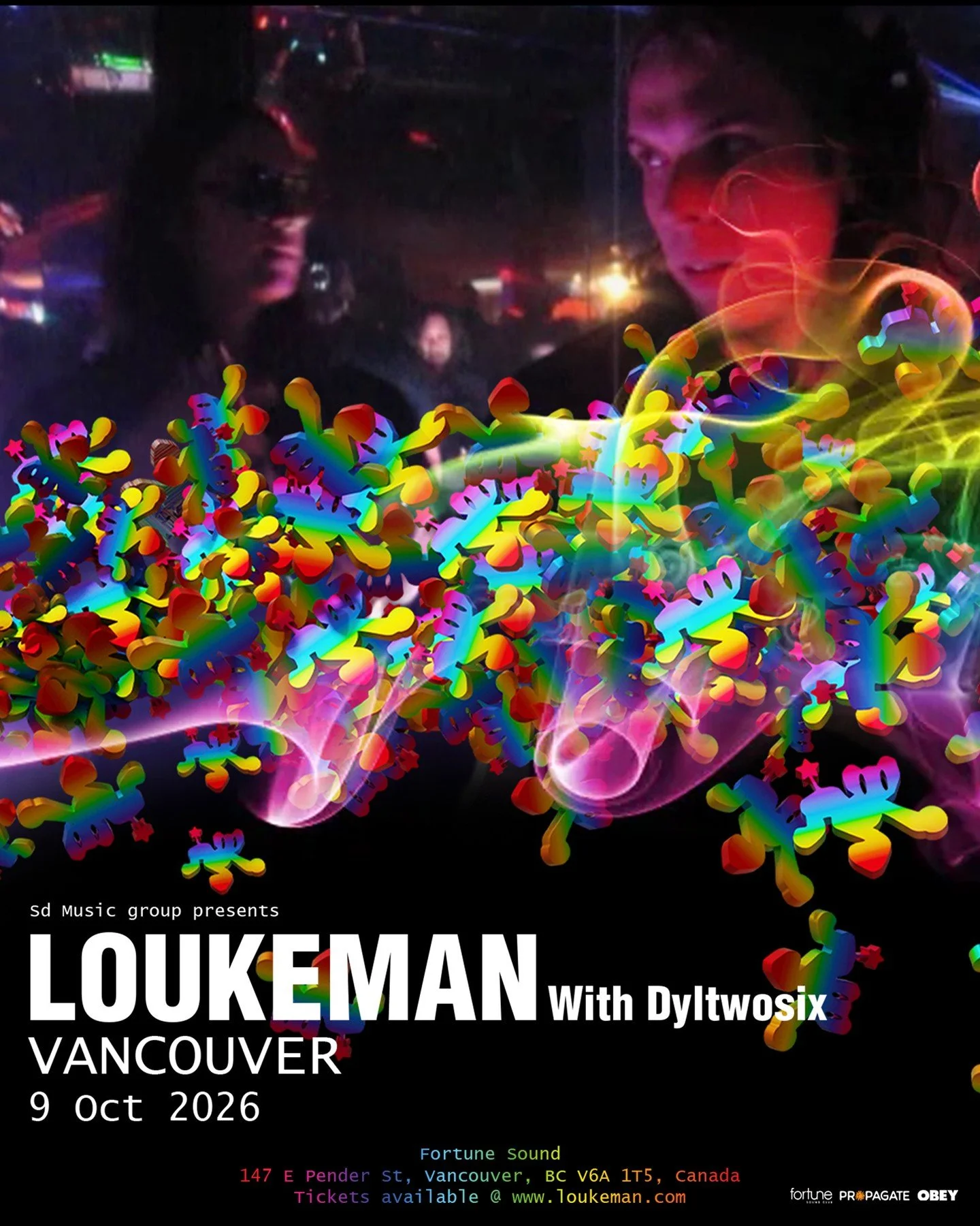 ANNOUNCEMENT - Known for his eclectic DJ sets blending lo-fi dance beats, house, R&amp;B, and indie folk, @loukeman brings his singular sound to @fortunesound on October 13.

The Toronto-based producer, DJ, and songwriter has built a reputation for p