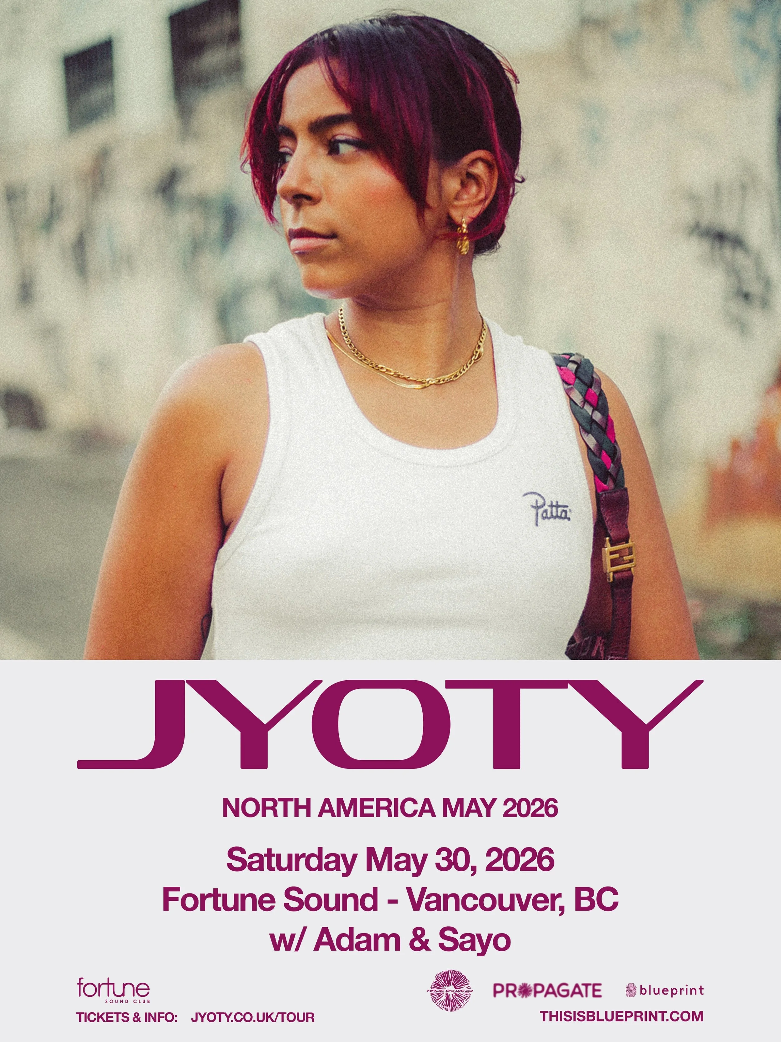 SUPPORT ADDED 🚨 @jyoty is back in Vancouver and bringing her North American tour to #FortuneSound this Saturday - and shell be joined on support by two of Vancouvers favourite selectors in @mada_p &amp; @bottegavanesa  Tickets are moving fast, secur