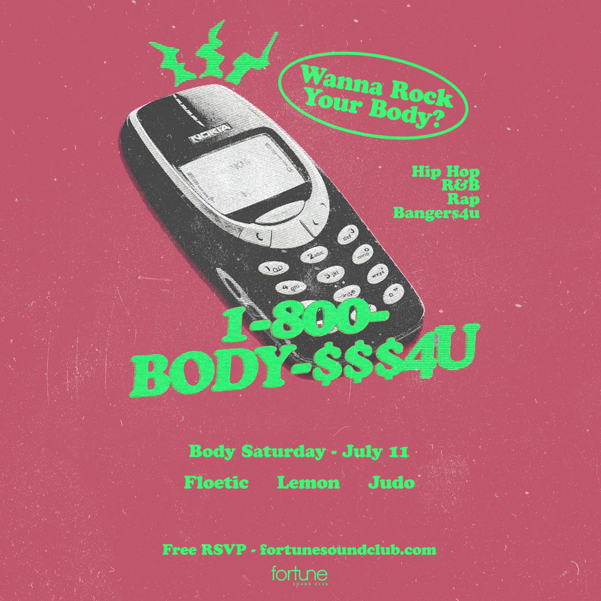 BODY. AT WYA? SATURDAYS
