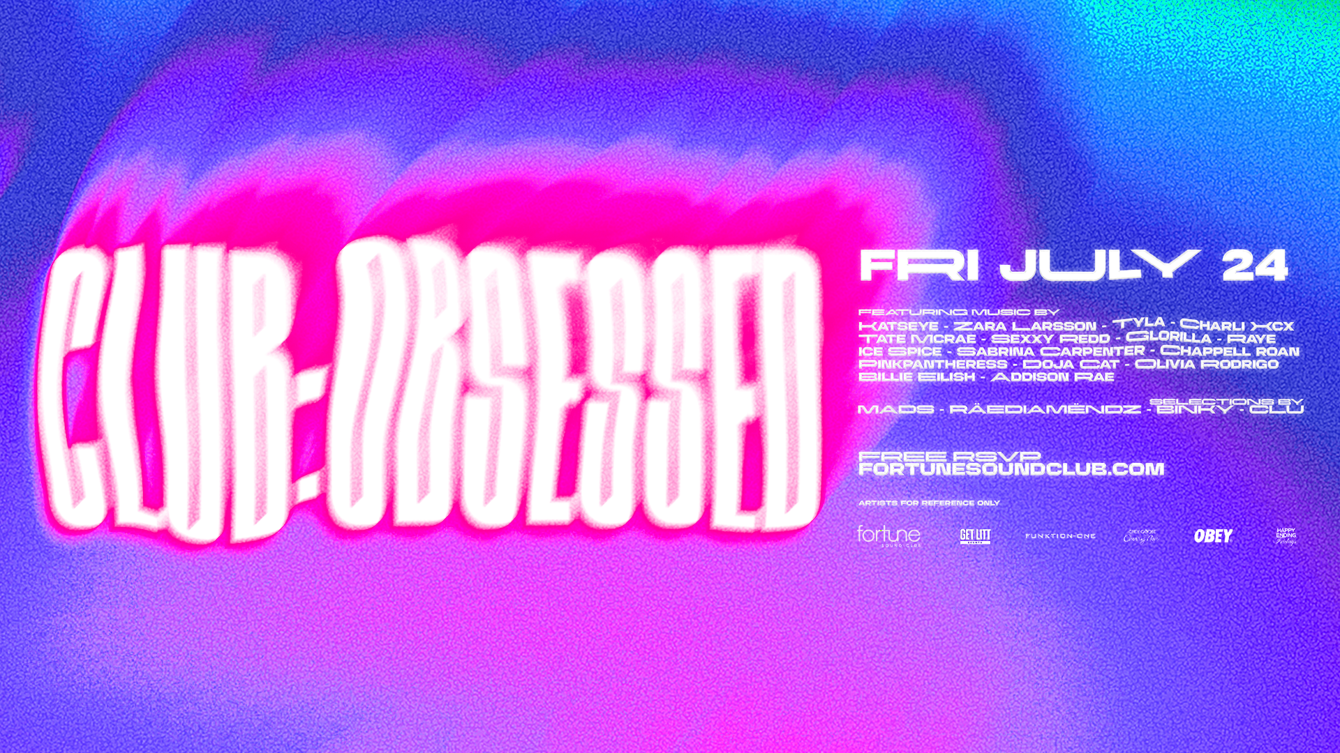 CLUB:OBSESSED AT HAPPY ENDING FRIDAYS