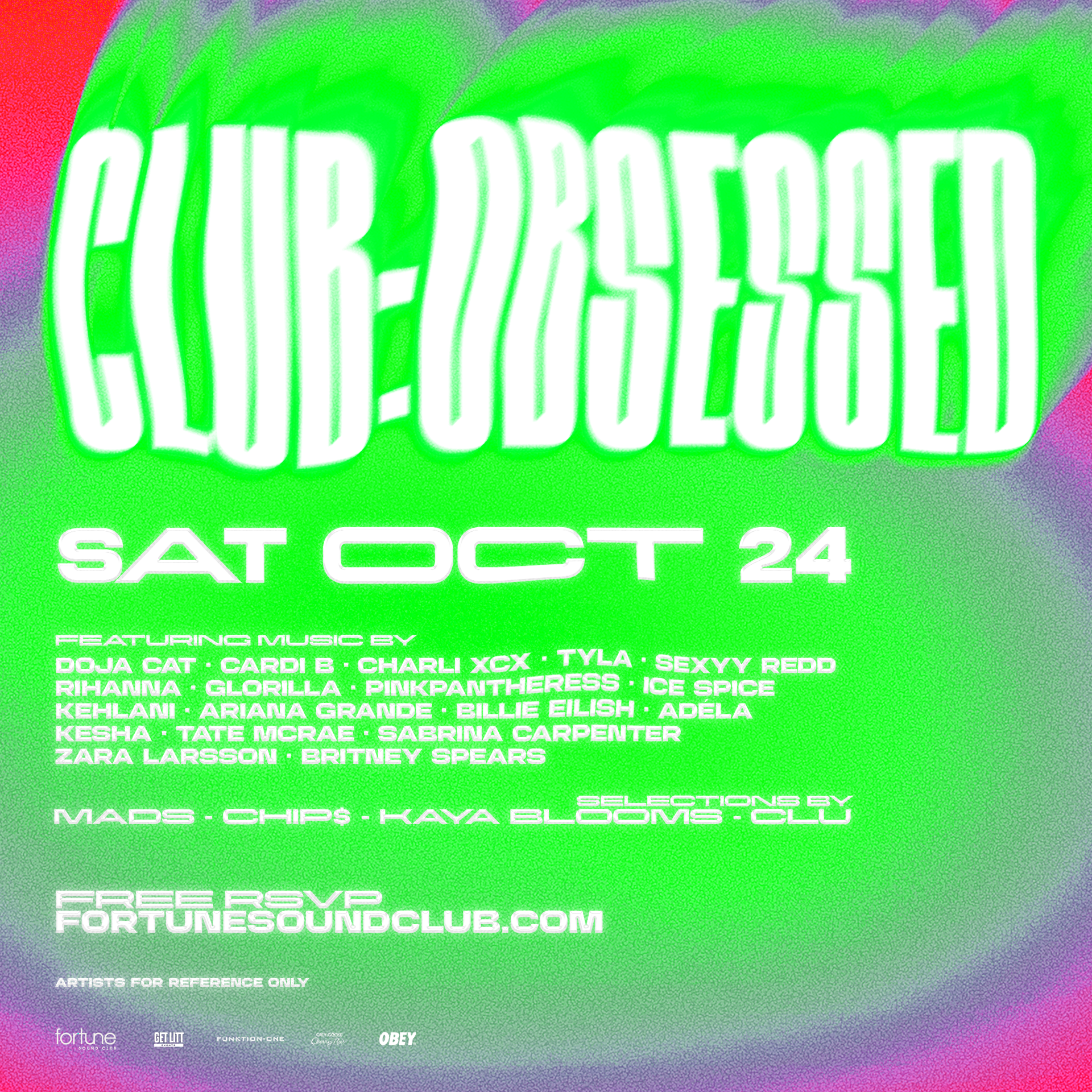 club:OBSESSED AT WYA? SATURDAYS 
