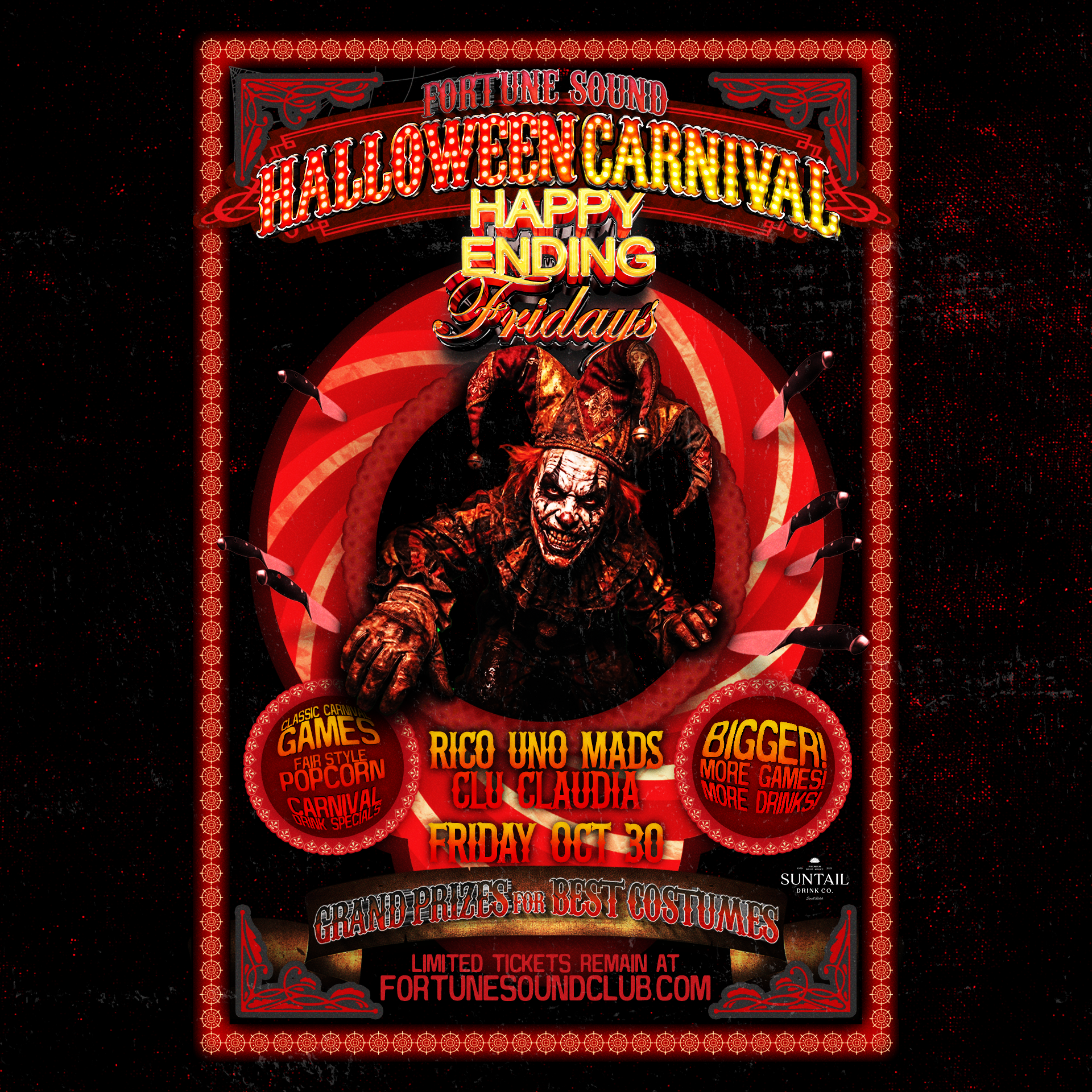 HALLOWEEN CARNIVAL AT HAPPY ENDING FRIDAYS
