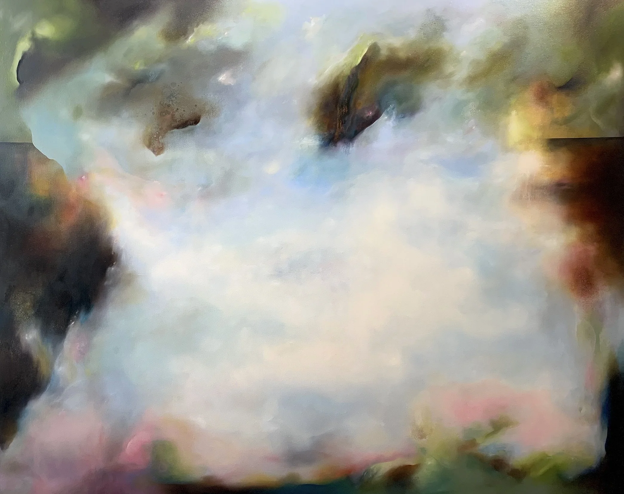 The Light We Leave, H48" x W60", oil on canvas (SOLD)