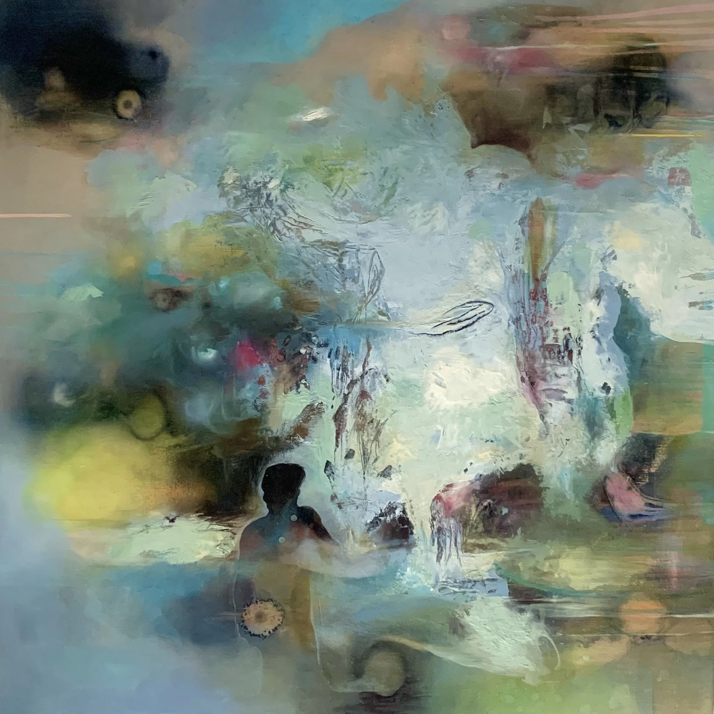 No Such Thing, H24" x W24", oil on panel, $750.00