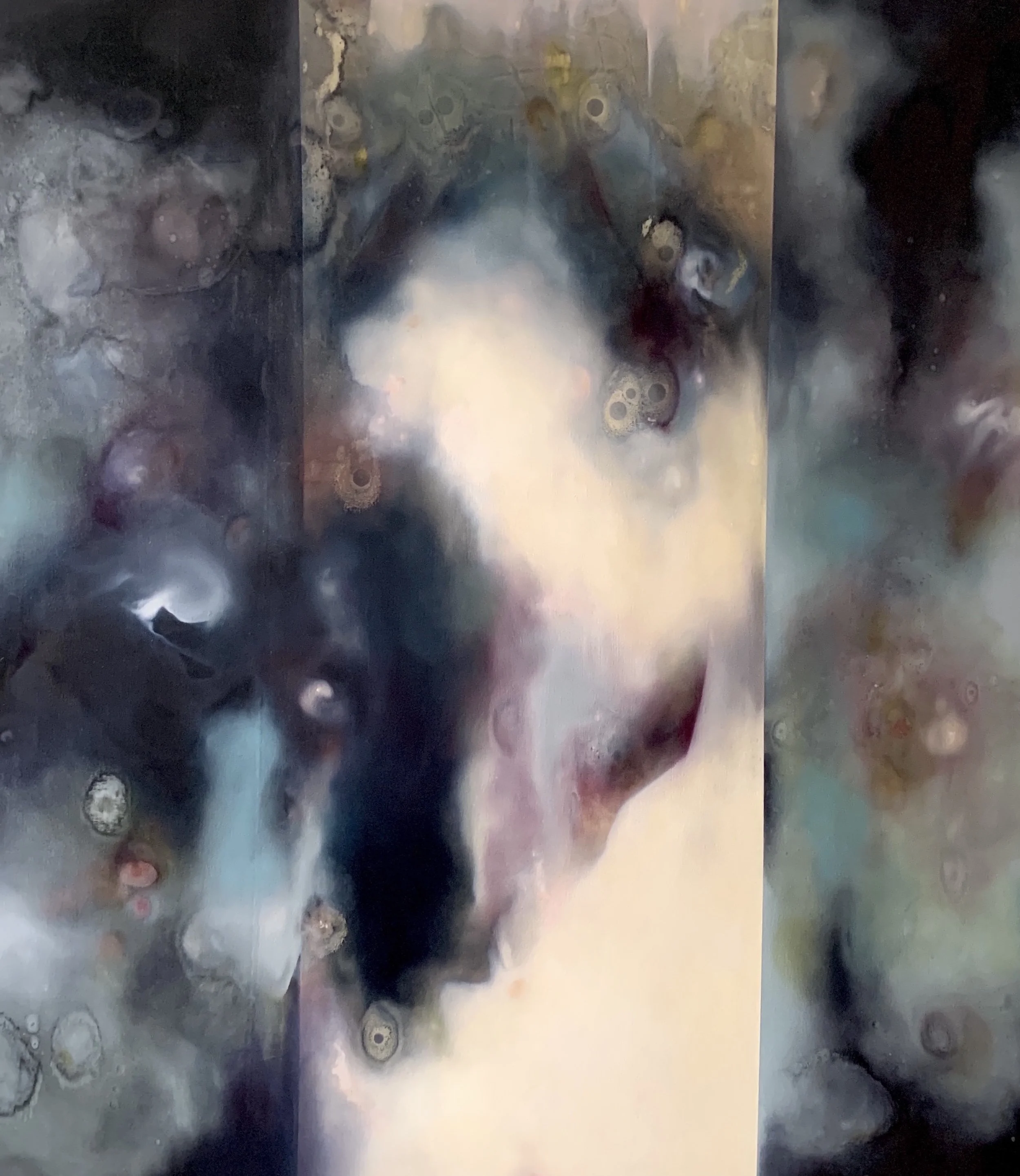 Now It Feels Like Just a Dream, H42" X W36", oil on panel (SOLD)