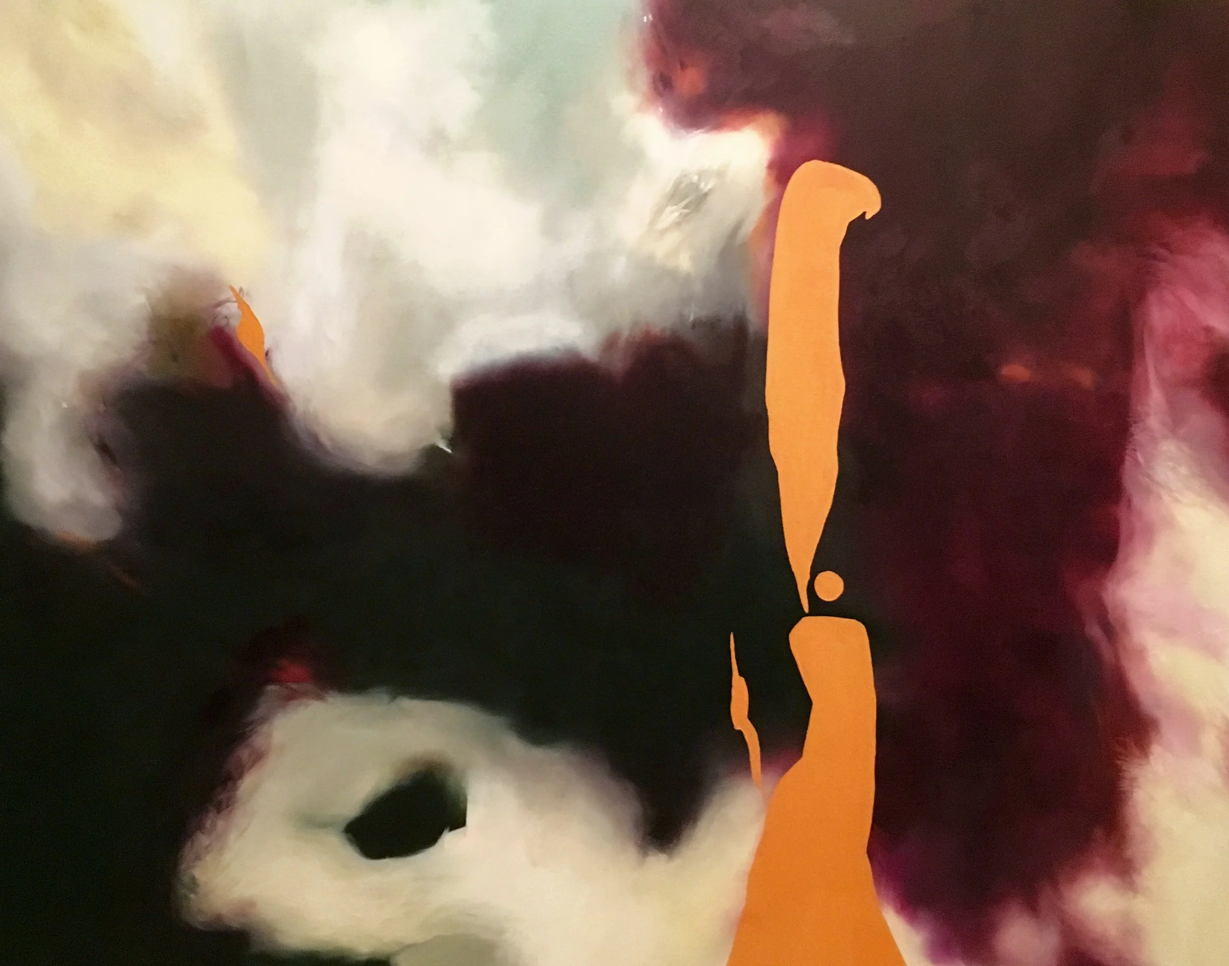 Volume of Traffic, H48" x W60", oil on canvas (SOLD)