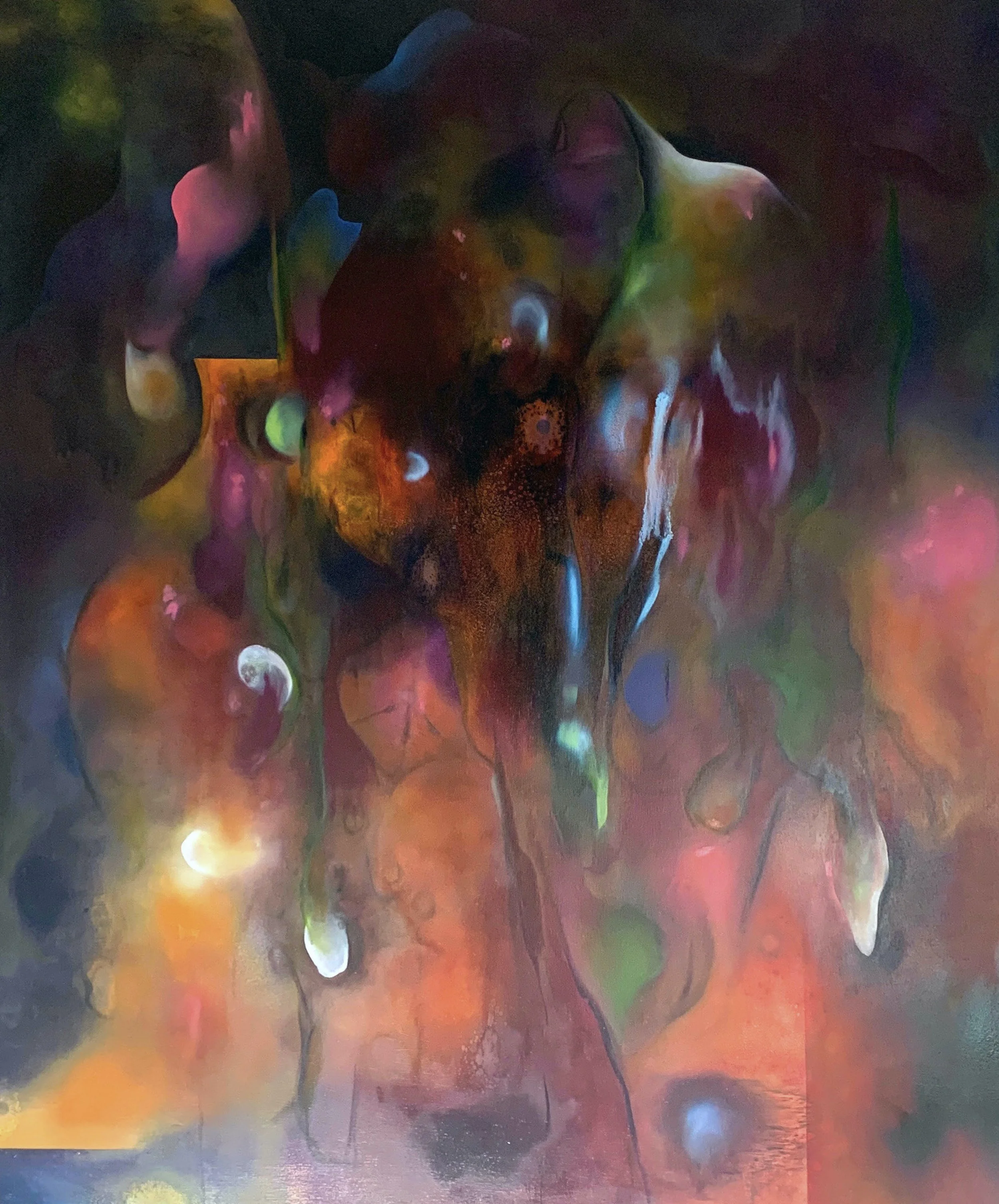 What We Forget To Say, H48" x W36", oil on panel, $2650.00
