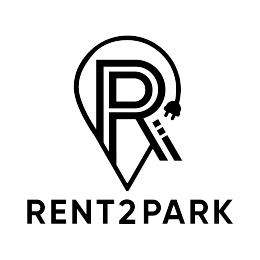 Logo design for Rent to Park, a parking rental and space-sharing service that connects drivers with available private parking. This branding concept focuses on clarity, accessibility, and urban mobility, using clean typography and a simple, functiona