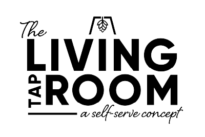 Logo design for The Living Taproom, a craft beer taproom in Tacoma, Washington, created to reflect a space that feels more like a living room than a bar. The visual identity emphasizes warmth, comfort, and community, blending modern design with relax