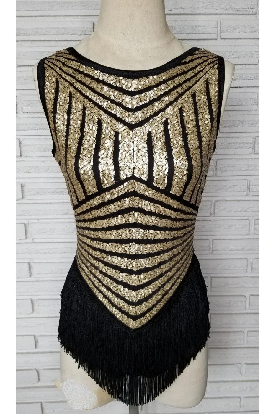 slim fit dress slacks Cliona Embellished Jacket in Art Deco Embellishment Antique Gold main image 1
