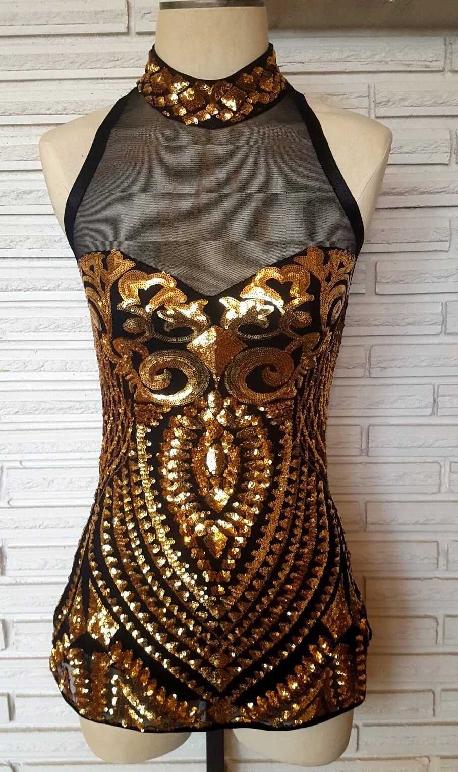 green emerald velvet dress Customized Gold Sequins Latin Dress Backless Tassel Fringed Short Dance  Skirt Tango Salsa Samba Dancewear Competition Outfits – DANCEYM
