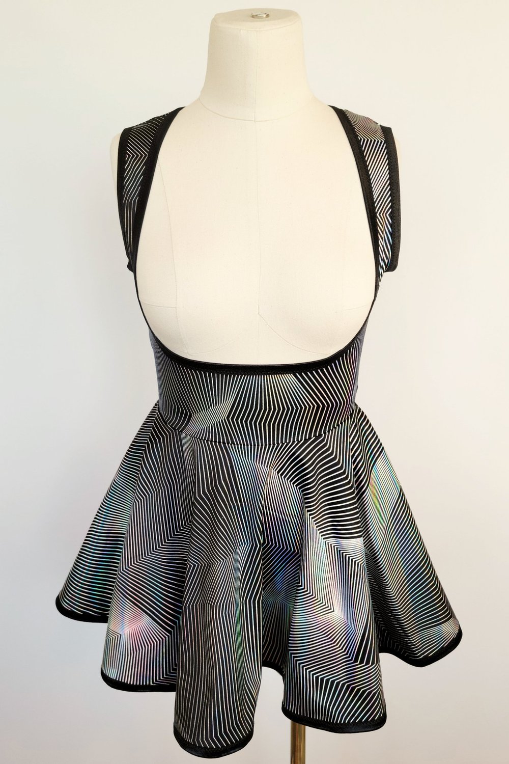 holographic dress DISCO BABE HOLOGRAPHIC SHIFT DRESS – AKIRA main image 1