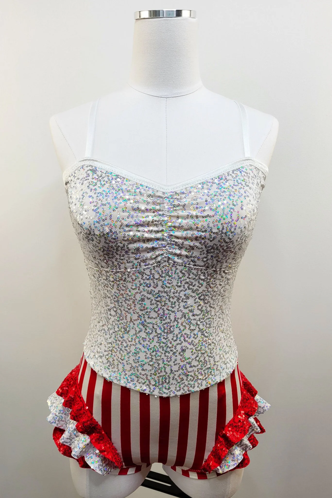 Red and White Stripe Sweetheart Costume