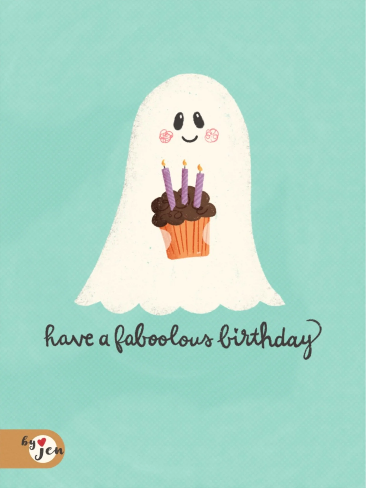 For those Halloween &ldquo;boo&rdquo;thdays 🥳

#cuteillustration #artistsofinstagram #makingarteveryday #greetingcarddesign #illustratedart #celebrateeveryday #punintended #surfacepatterndesigner #halloweendecor #halloweenbirthday #cuteghost