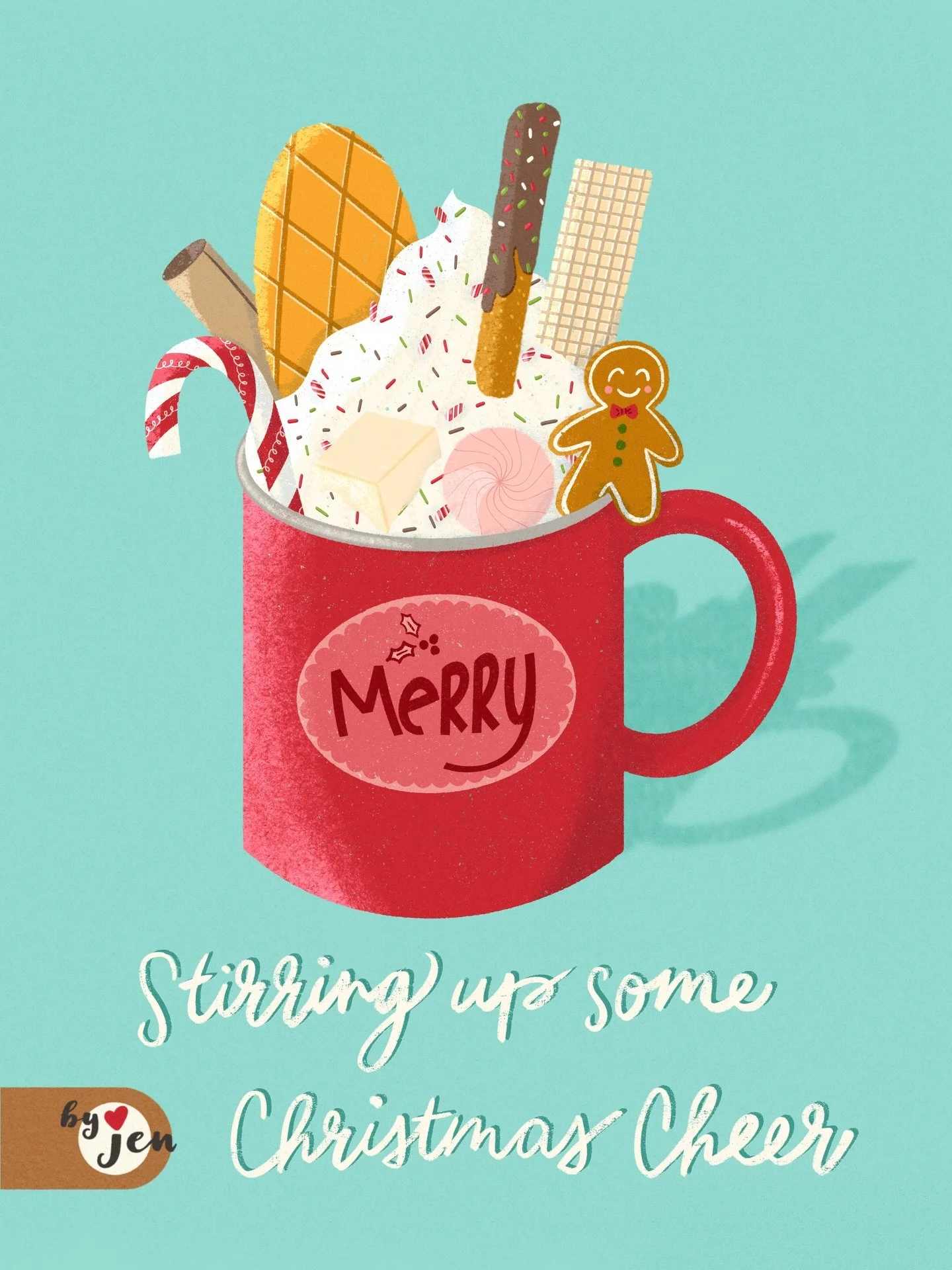 Sip happens, stay cozy🧣

Today&rsquo;s illustration is inspired by real life if you can believe it. This past weekend we had fun visiting the Victorian Christmas in Nevada City, CA. There were booths as far as the eye can see and one of the booths w