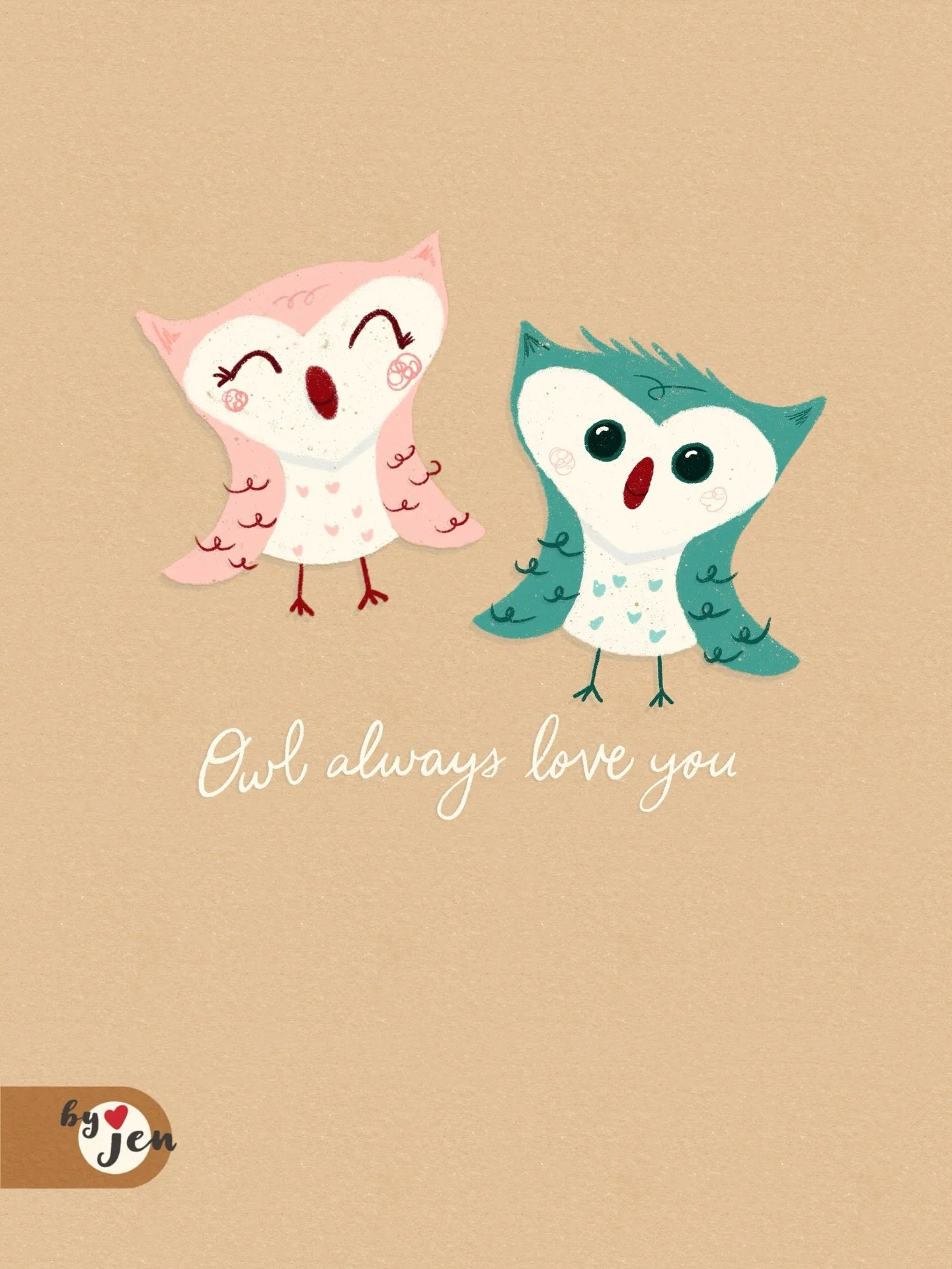 &ldquo;Owl&rdquo; you need is love 🦉

Day 29: Owl. I created my little owl pair, complete with heart shaped faces, inspired by love 💕 Love for family, for your significant other, for your friends, for yourself &hearts;️ My 75Art is definitely a dif