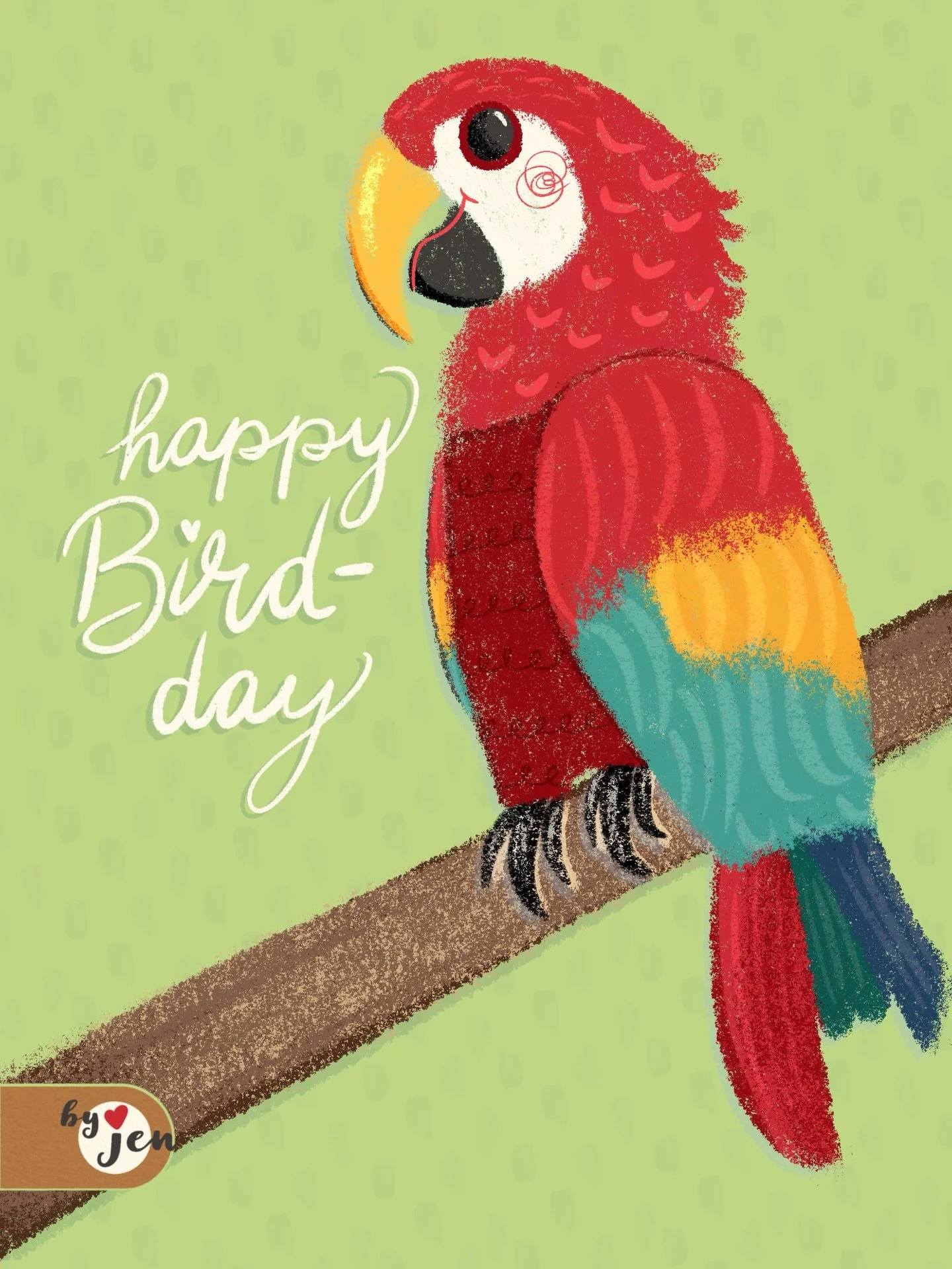 Just another day in &ldquo;parrot&rdquo;-ise 🦜

Day 32: Parrot

🏷️ #75art &bull; #75artwithgenna &bull; greeting card design &bull; pun loving &bull; surface design &bull; bird &bull; birthday card &bull; bird lover &bull; hearts &bull; midcentury 