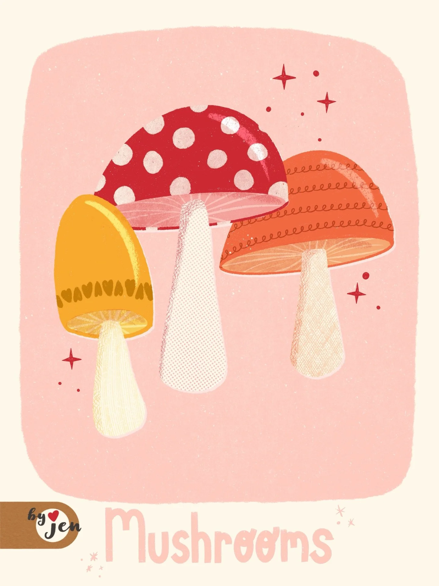 Stay grounded and keep growing 🍄

Day 30: Mushrooms - Catching up with My #100dayproject - the Midcentury Joy Project: simple reminders of joy created with a little midcentury flair ✨ My theme for Day 22-30 is Nature Simplified

🏷️ @dothe100dayproj