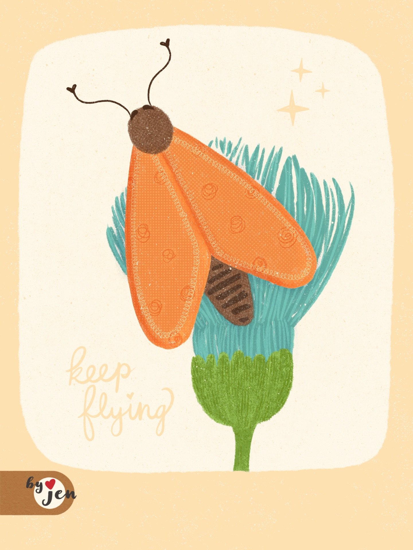Keep flying towards your dreams ✨

Today I took a little inspo from #75art Prompt: Moth. When researching moths, I couldn&rsquo;t believe all the different kinds I found. I did go a little basic with my moth here, but I may revisit drawing moths sinc