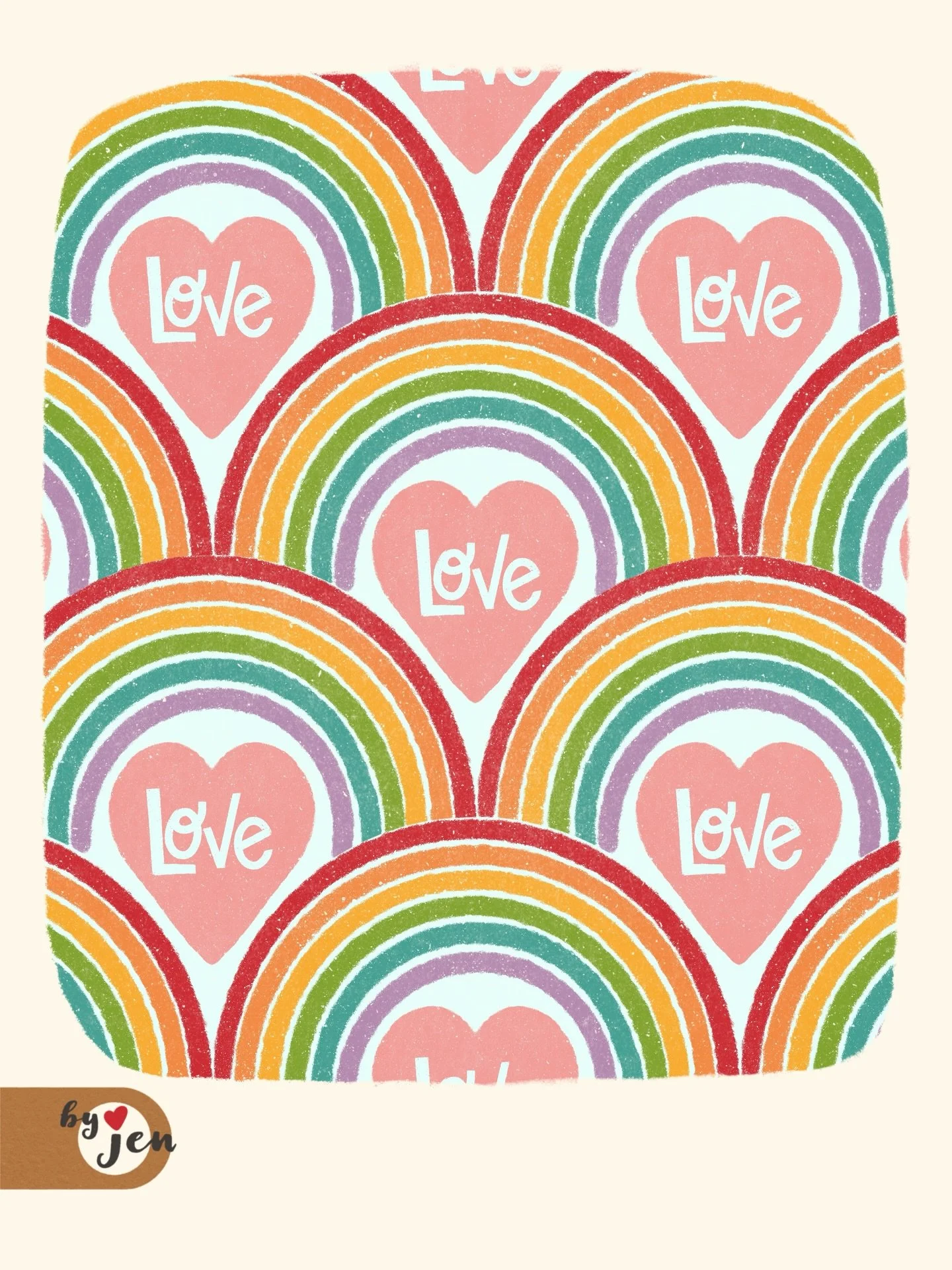 You are a rainbow of possibilities 🌈

Today I am posting an old rainbow pattern (2nd slide) and a slightly refreshed version with my current color palette, inspired by two challenges: #repostyourart prompt: spring, shared by @byjessicaelena and #ref