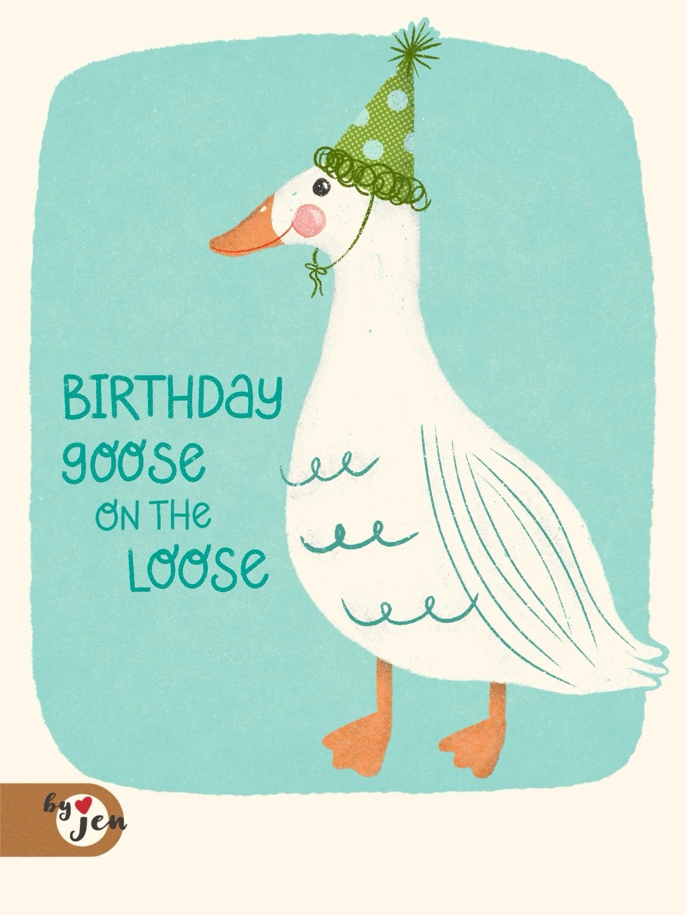 Take a &ldquo;gander&rdquo; at my sweet little geese 🪿 

Today I am posting an old goose illustration (2nd slide) and an updated birthday version, inspired by two challenges: 
#repostyourart prompt: bird, shared by @byjessicaelena
#reflectandgrow202