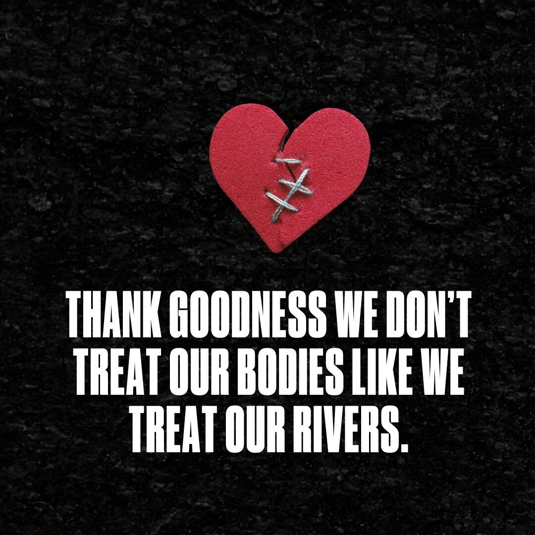 Deprived of nutrients, an intentionally clogged aorta, and starved of oxygen&hellip; Thank goodness we don&rsquo;t treat our bodies like we treat our rivers. Let&rsquo;s resuscitate them back to health and of course BREACH the dams!