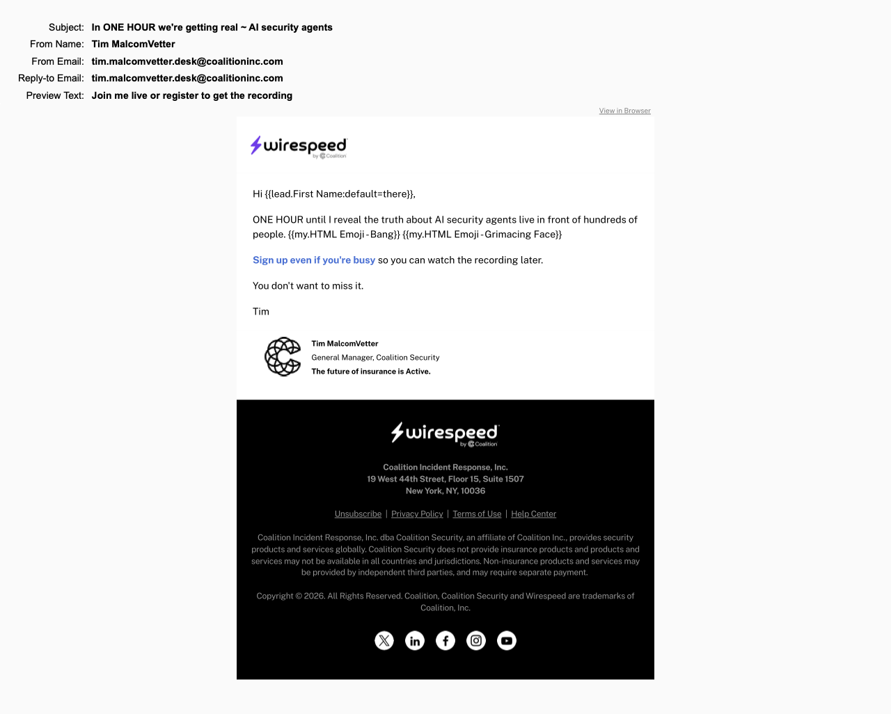 invite 4 – all audiences – 29.3% CTOR