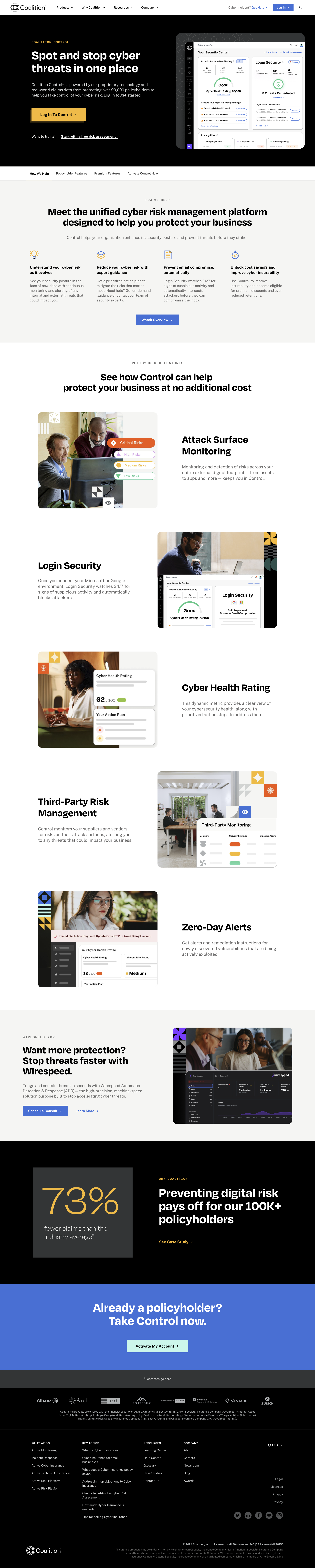 coalition control product page