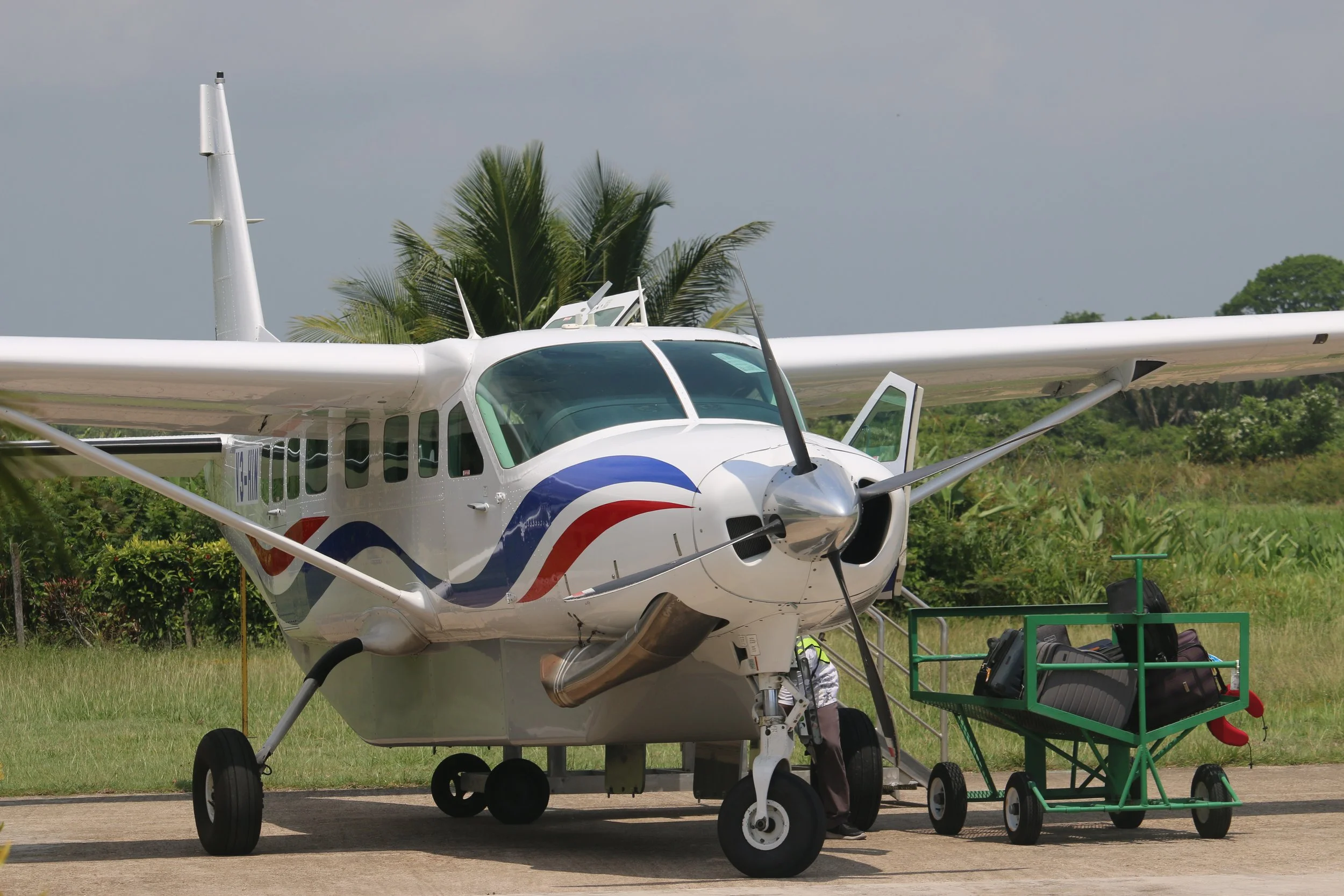 Our ride back to Belize City