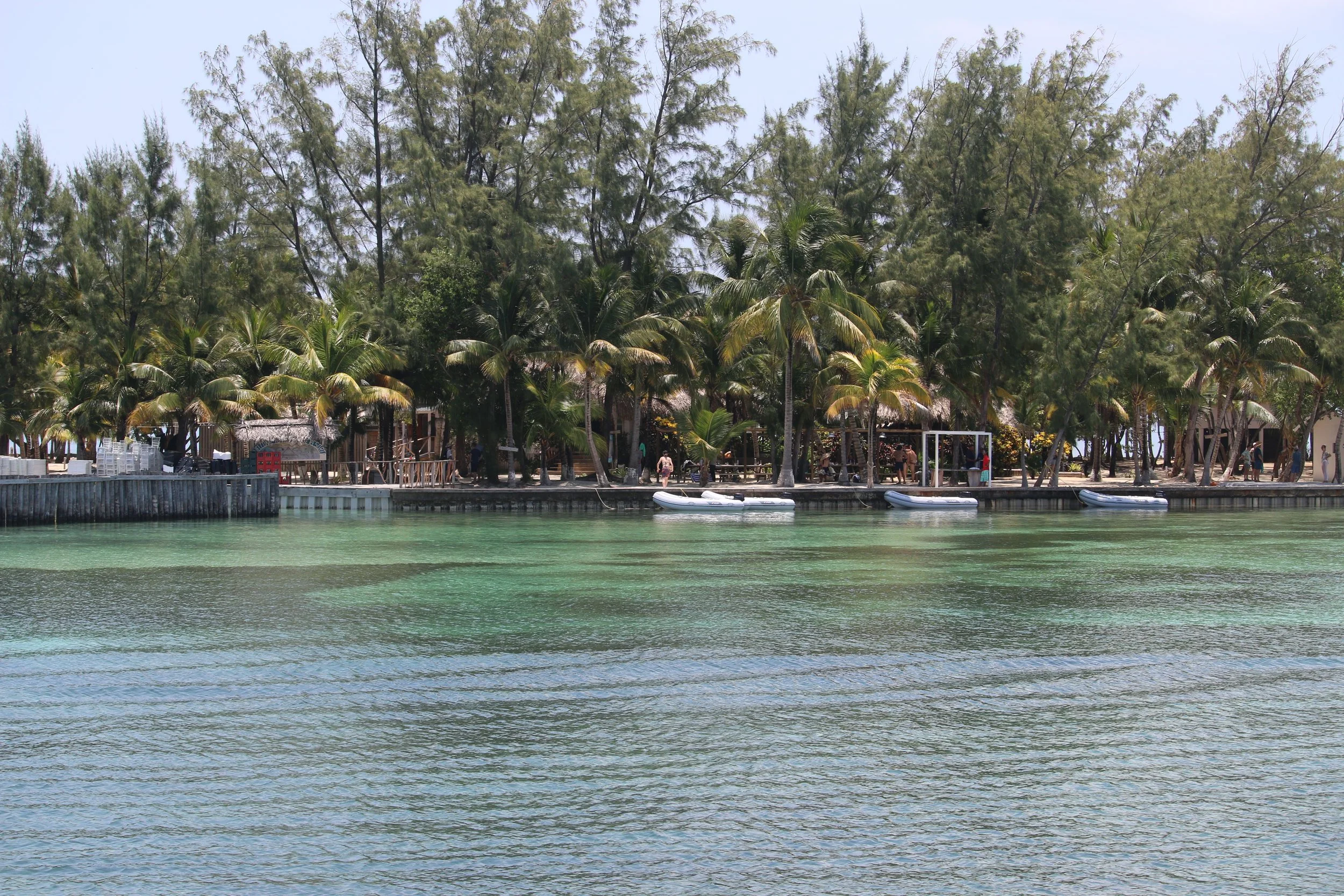 The beach on the island
