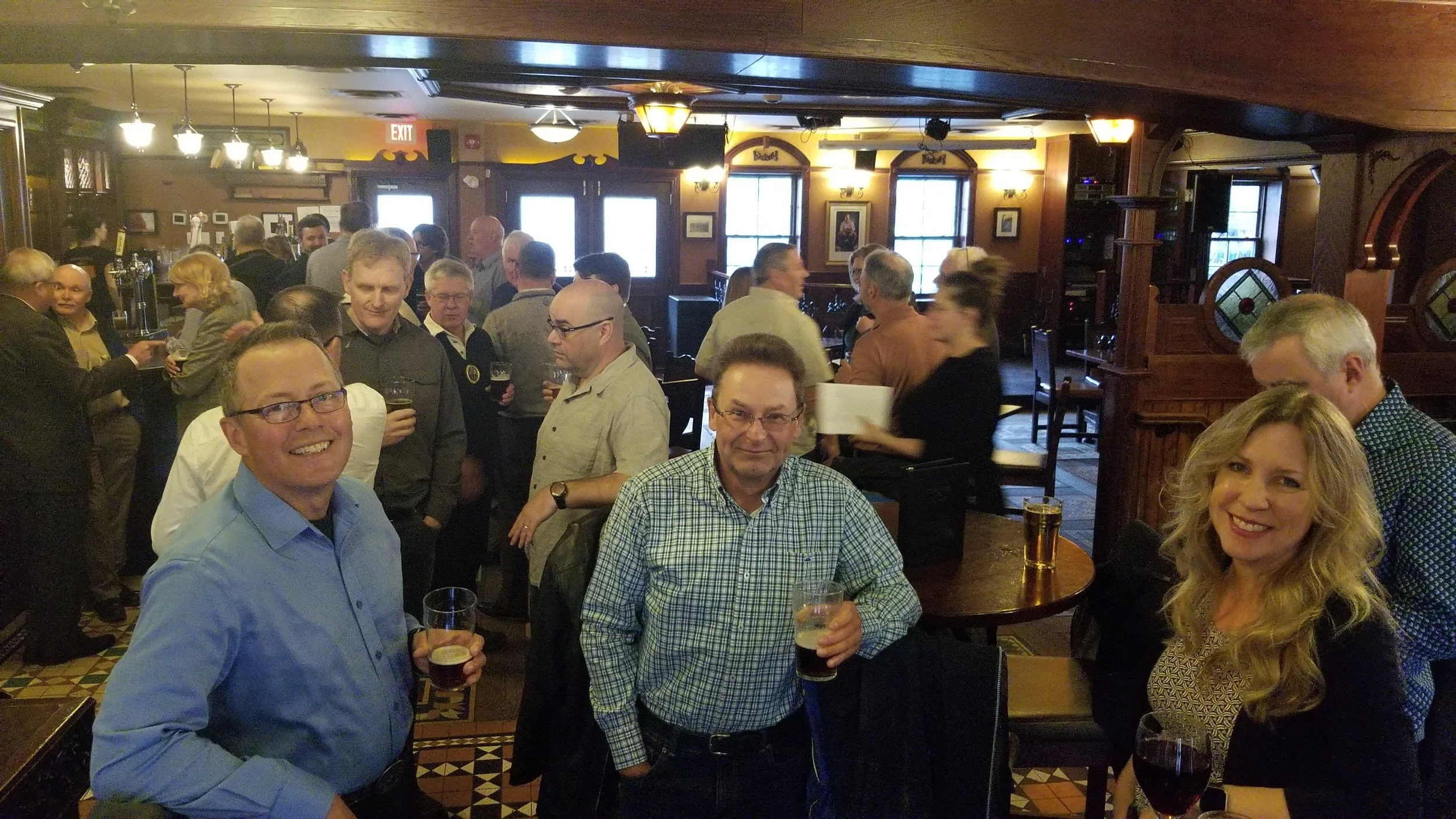  Some of the dozens who showed up to celebrate three incredible careers. 