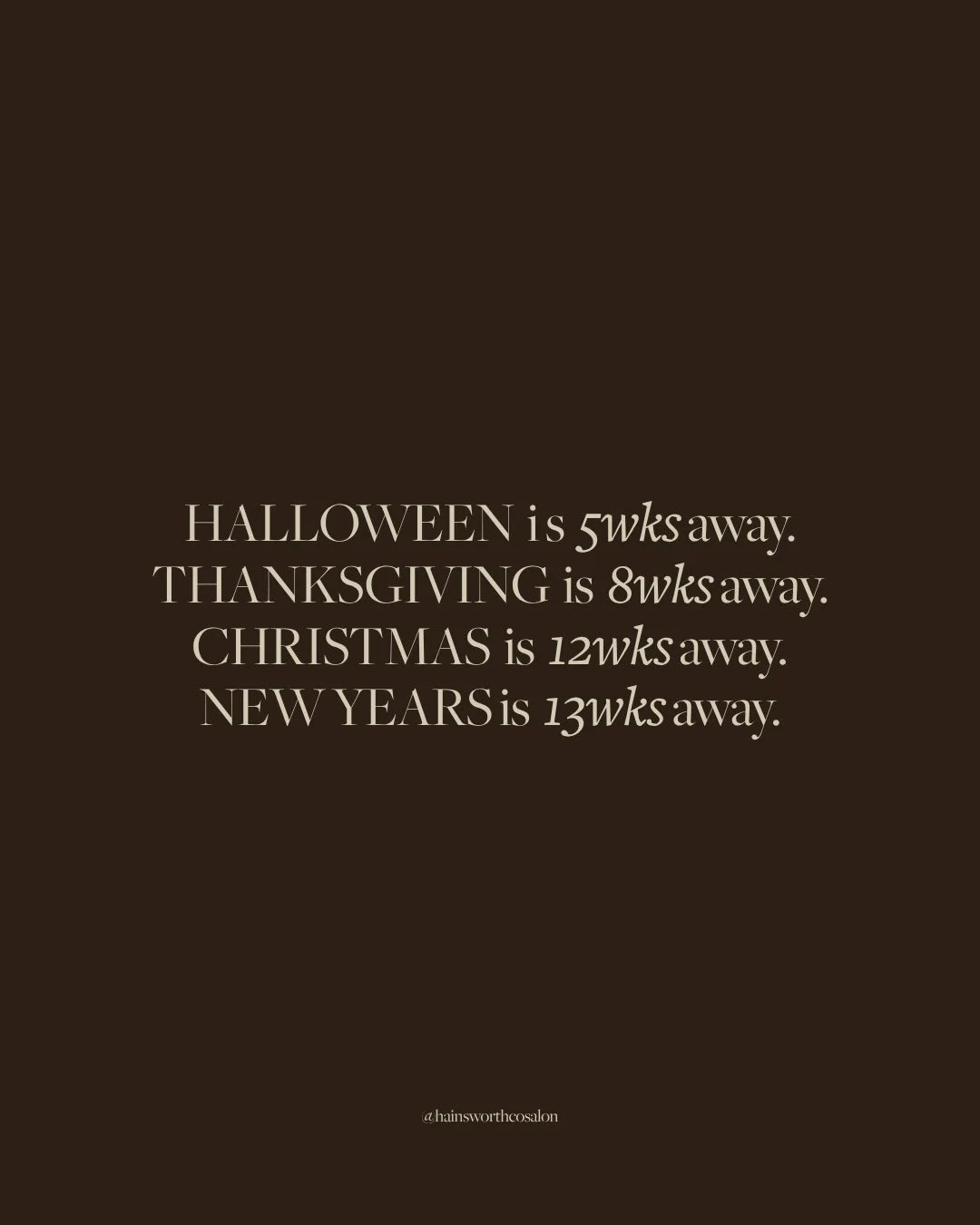 Your annual prebooking reminder 💇&zwj;♀️

#scottsdalesalon