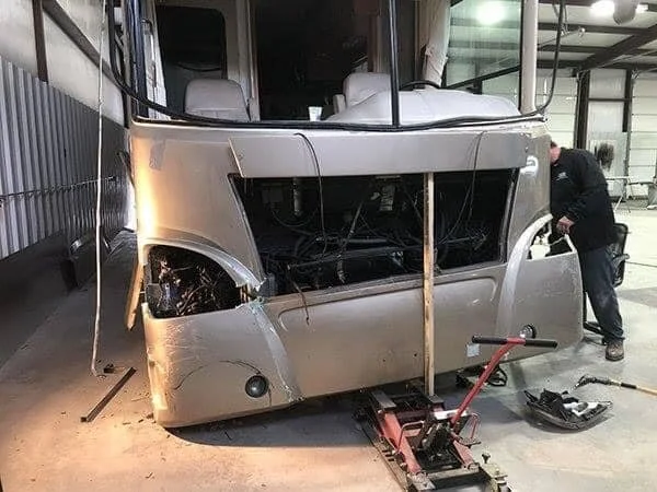Front End Repair Before
