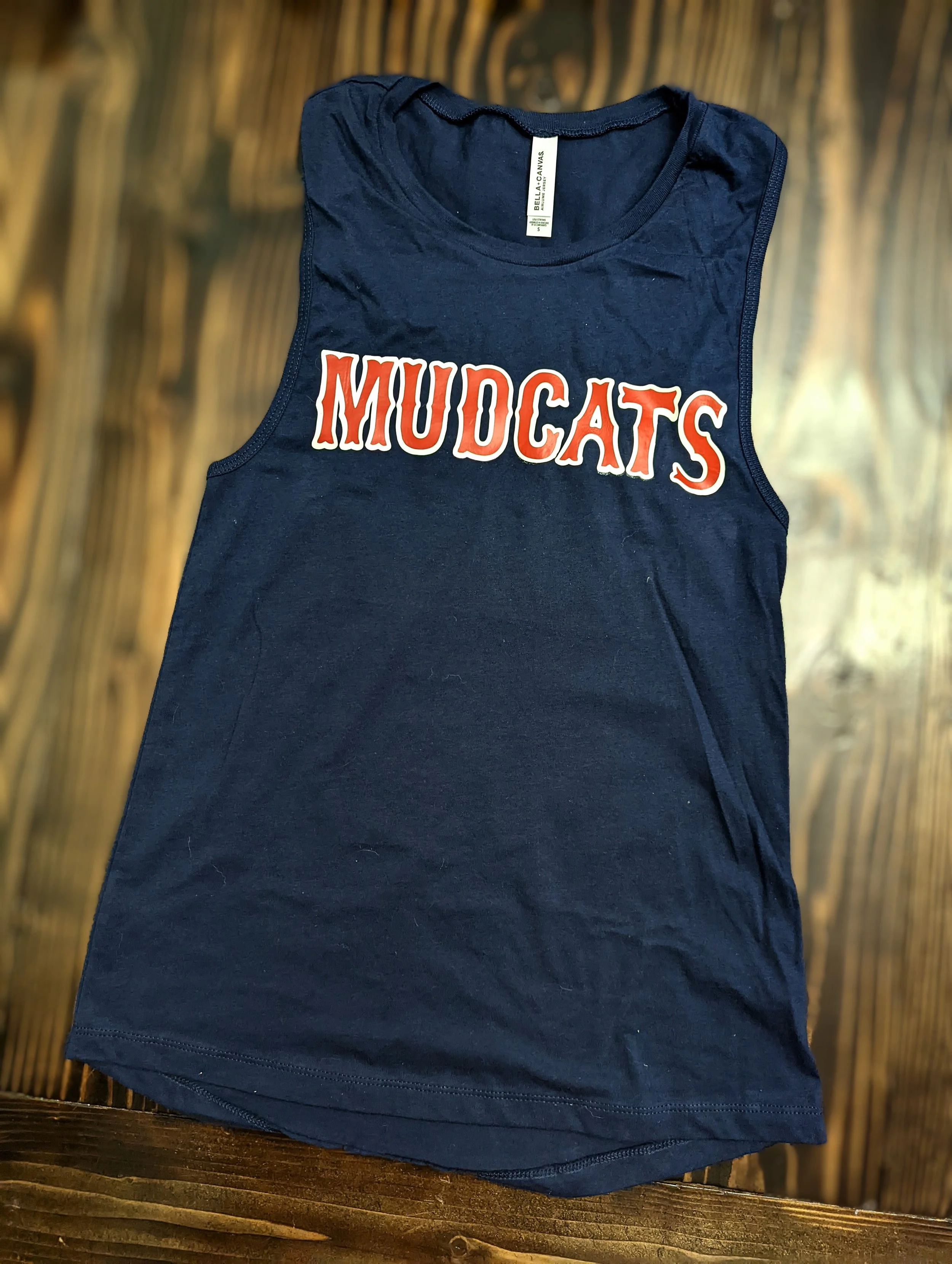 Mudcats Navy Muscle Tank
