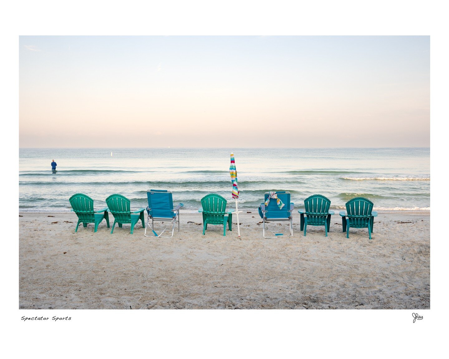 Spectator sports this morning. Hear the crowds roar. Down in front please! #indianrocksbeachflorida