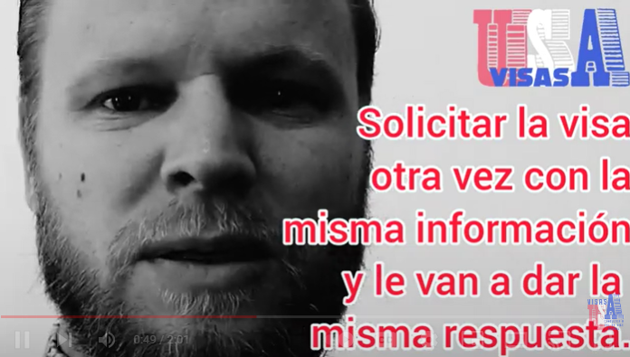 ¿Cuándo puedo pedir la visa otra vez después de un rechazo?