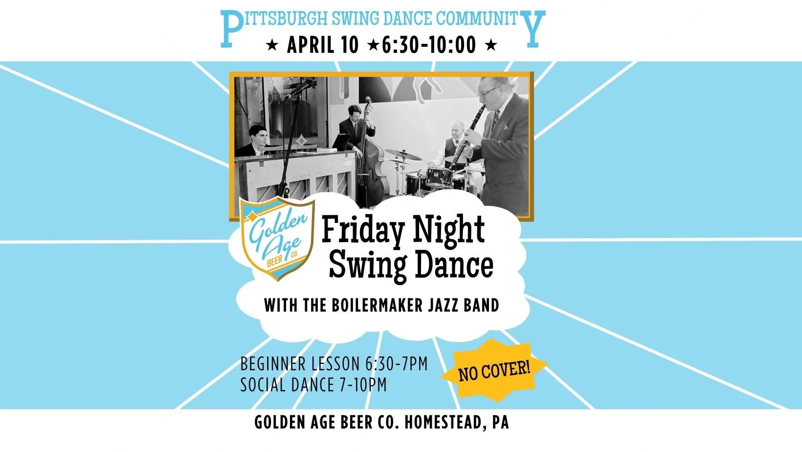 Friday Night Swing Dance (with Pittsburgh Swing Dance Community)