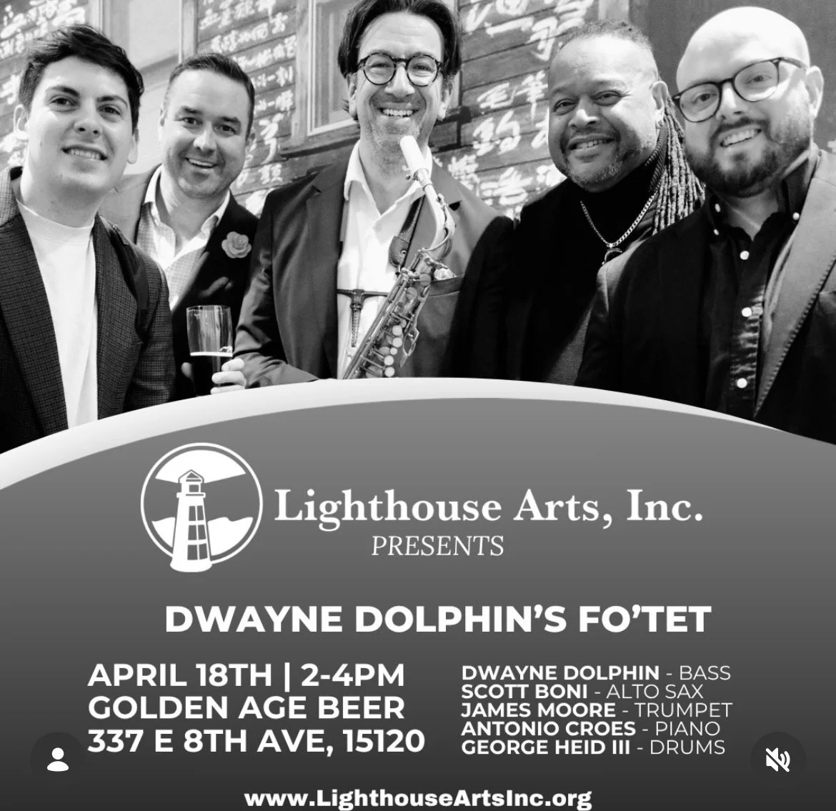 Lighthouse Arts Presents: Dwayne Dolphin Fo’Tet