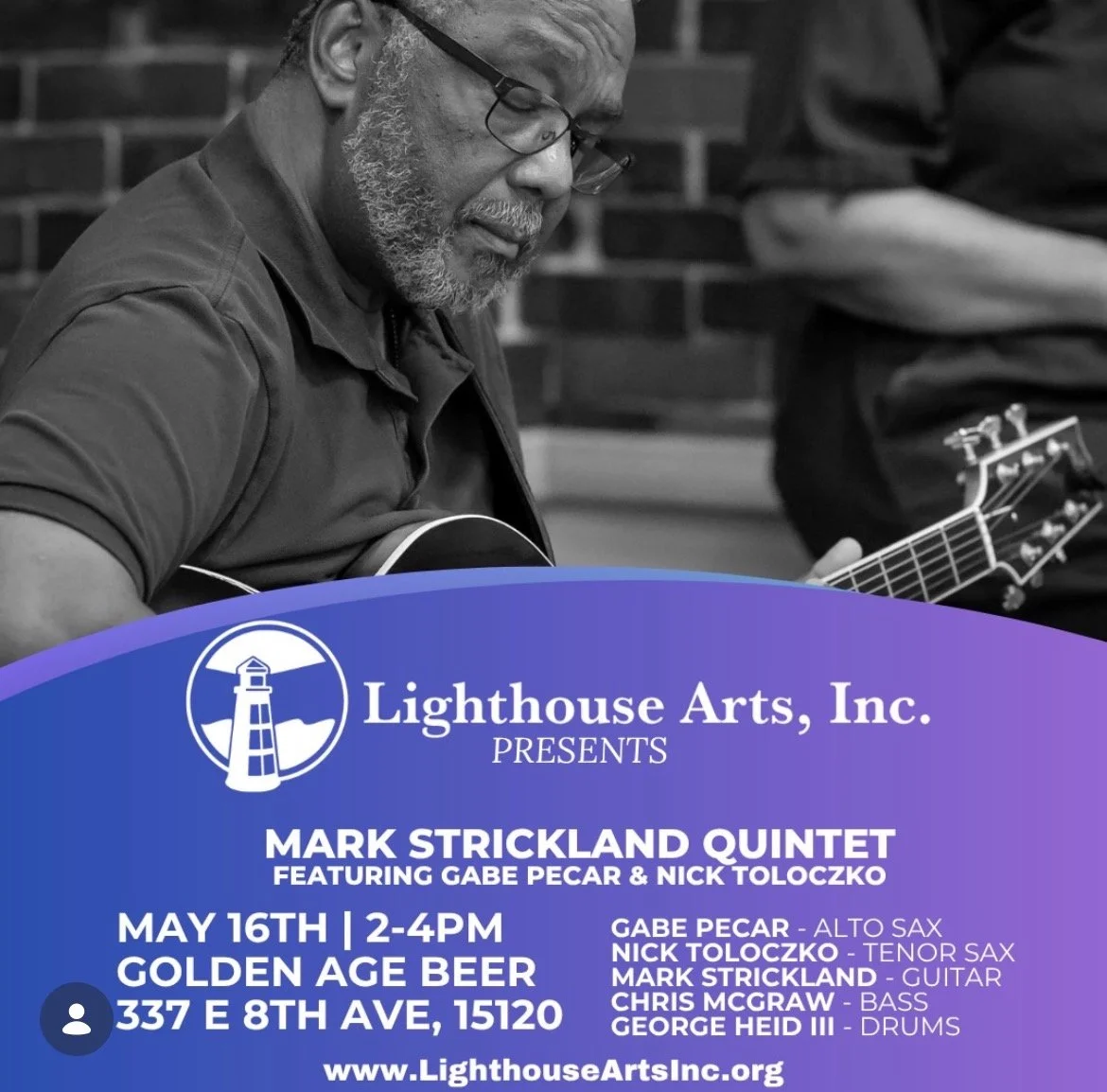 Lighthouse Arts Presents: The Mark Strickland Quintet