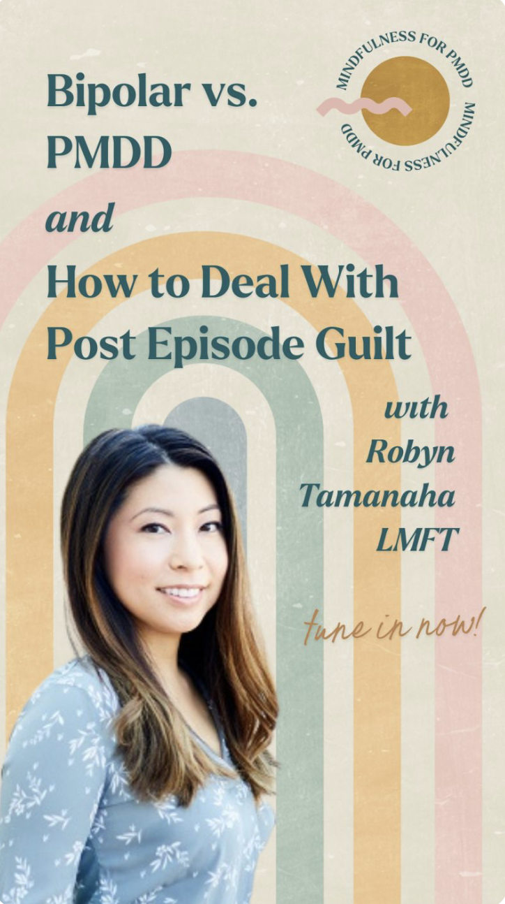 Have you ever said or done something in luteal that left you cringing with guilt and shame?

Have you wondered whether you might have bipolar disorder or PMDD or both?